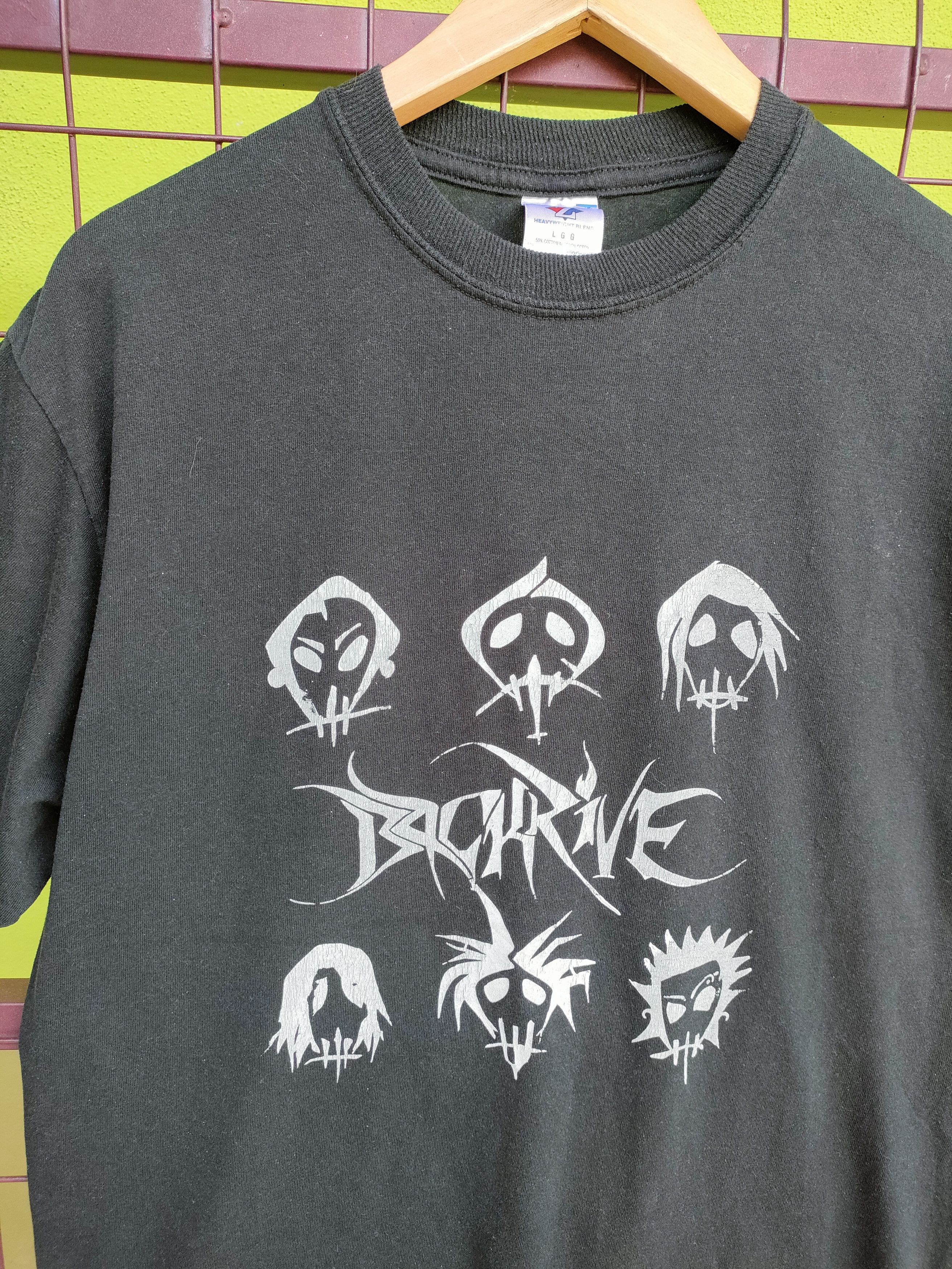 Band Tees × Vintage Vintage Hardcore Band Backrive T-shirt Size US L / EU 52-54 / 3 - 3 Thumbnail