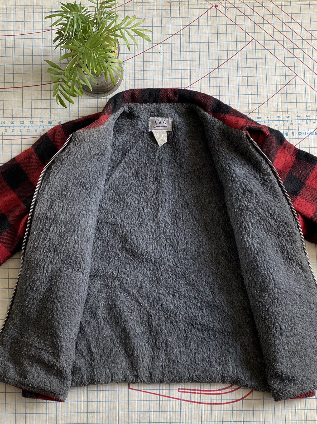 Flannel × Vintage Vintage C&L Sportswear Black and Red Wool Flannel Jacket XXL Size US XXL / EU 58 / 5 - 9 Thumbnail