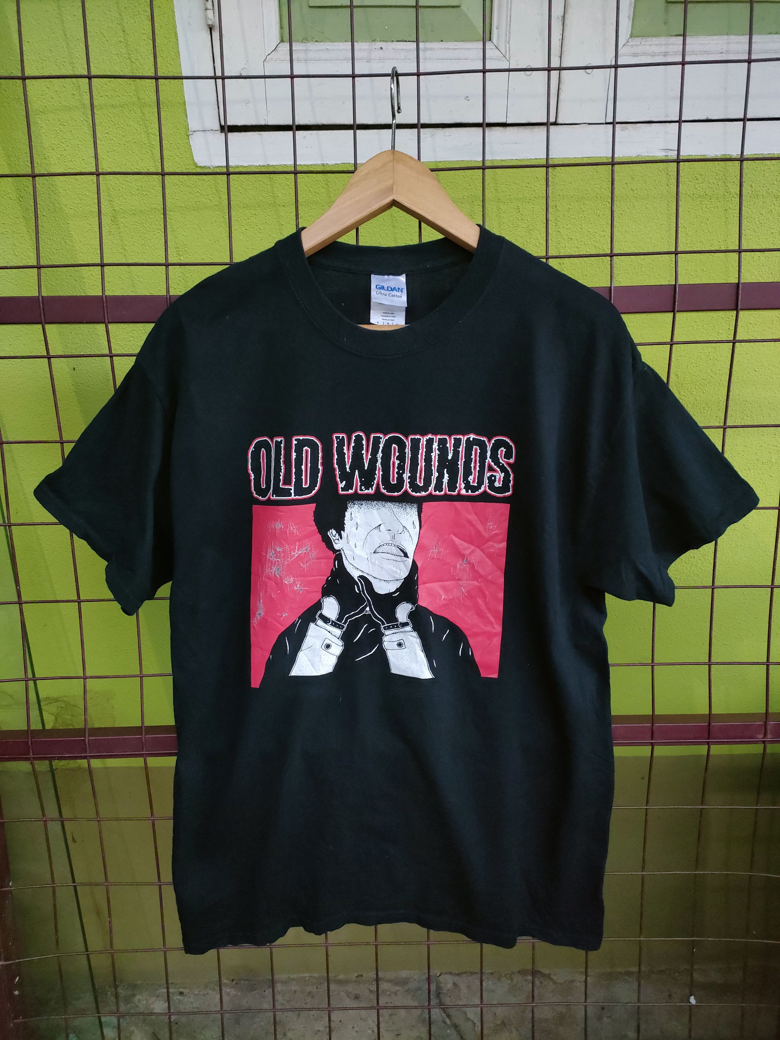 Band Tees × Vintage Vintage Old Wounds T-shirt Size US M / EU 48-50 / 2 - 1 Thumbnail