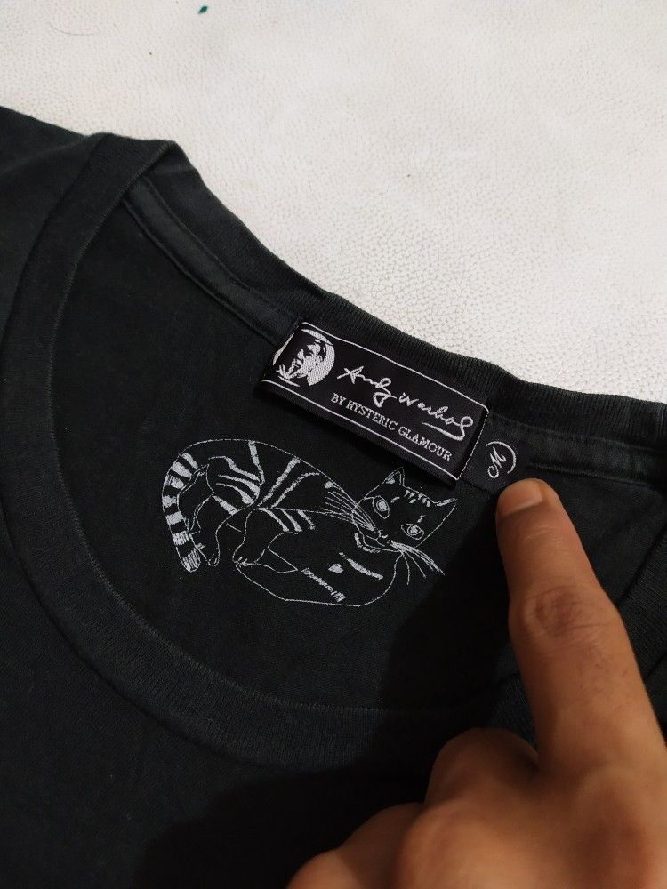 Andy Warhol × Hysteric Glamour Hysteric Glamour x Andy Warhol t shirt Nice Design Size US M / EU 48-50 / 2 - 3 Thumbnail