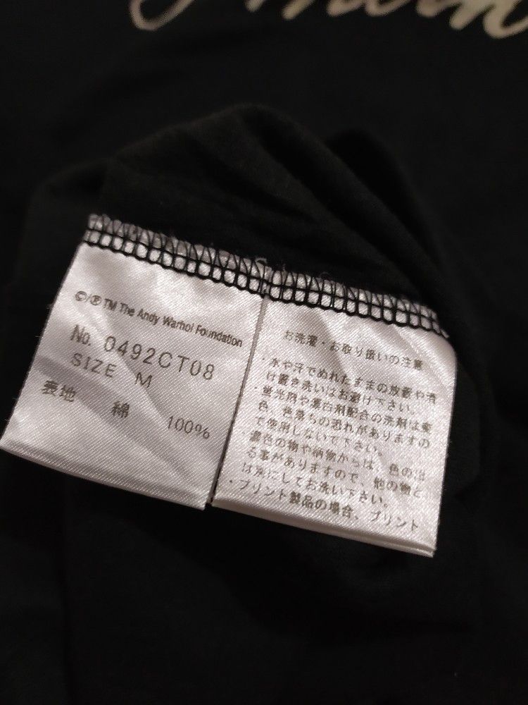 Andy Warhol × Hysteric Glamour Hysteric Glamour x Andy Warhol t shirt Nice Design Size US M / EU 48-50 / 2 - 7 Thumbnail