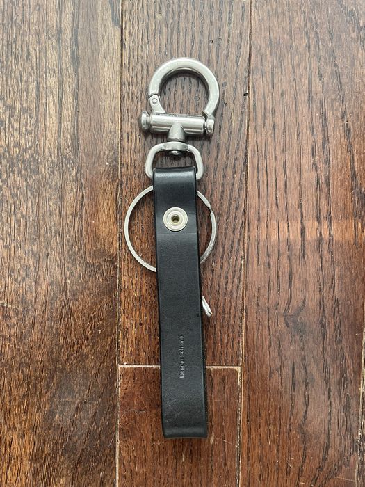 Hender Scheme Hender Scheme Leather Key Flock Keychain Black | Grailed