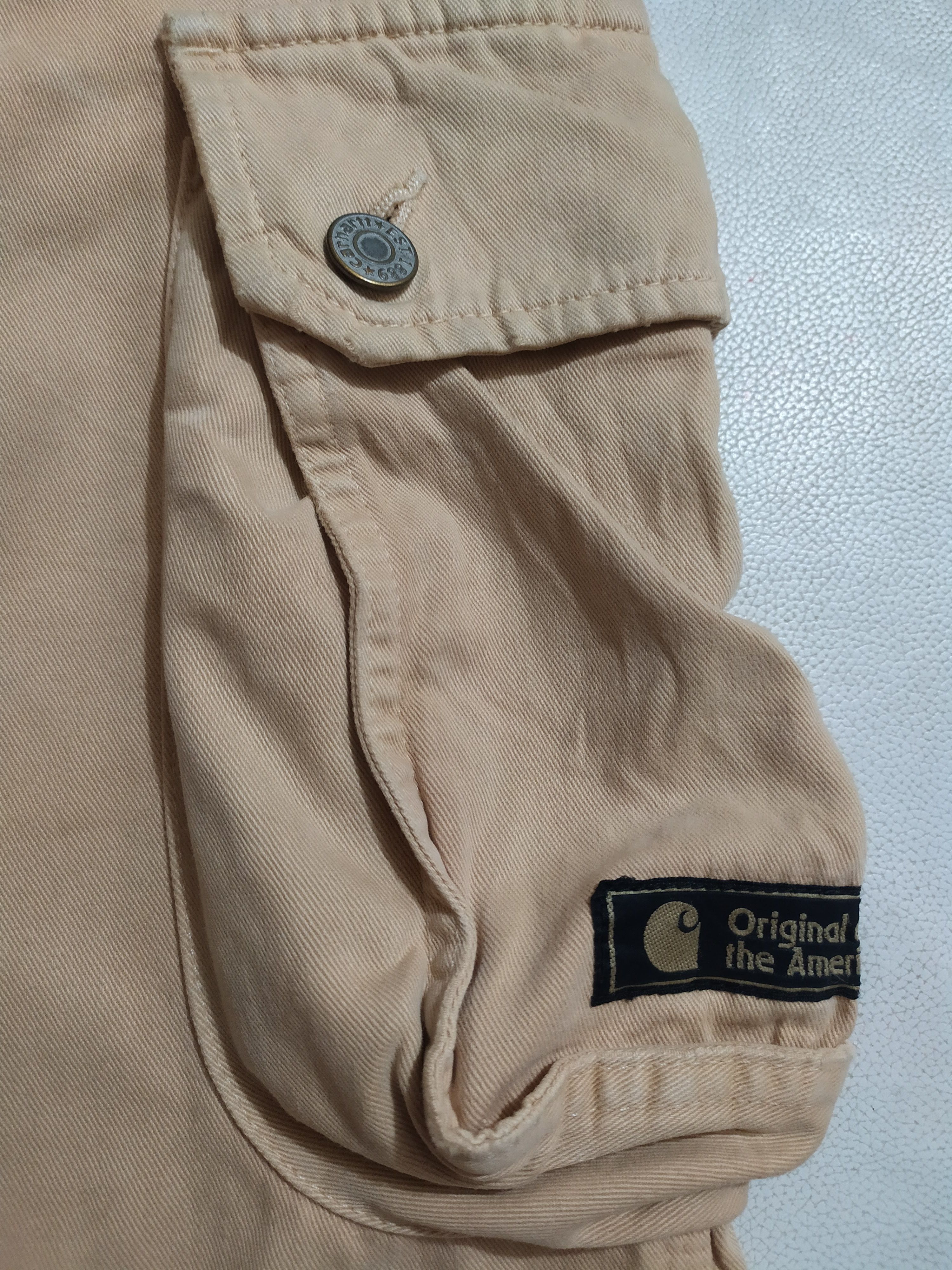 Carhartt × Vintage 🔥Carhartt Cargo Pants No Hem Size US 32 / EU 48 - 4 Thumbnail
