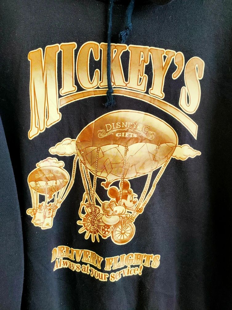 Cartoon Network × Disney × Vintage Vintage Mickey Disney Delivery Flight Sweatshirts Hoodie Size US L / EU 52-54 / 3 - 5 Thumbnail