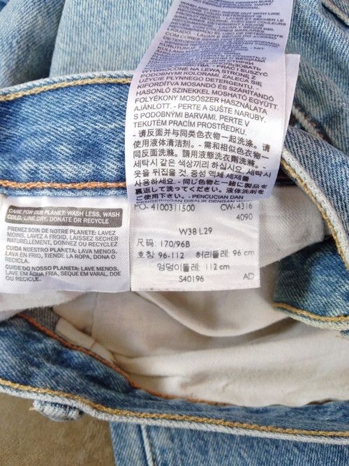 Levi's × Vintage Vintage Levis 501 Distressed Jeans 38x29 Size US 38 / EU 54 - 8 Thumbnail