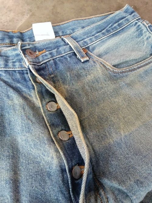 Levi's × Vintage Vintage Levis 501 xx Released Hem Distressed Jeans 34x30 Size US 34 / EU 50 - 9 Thumbnail