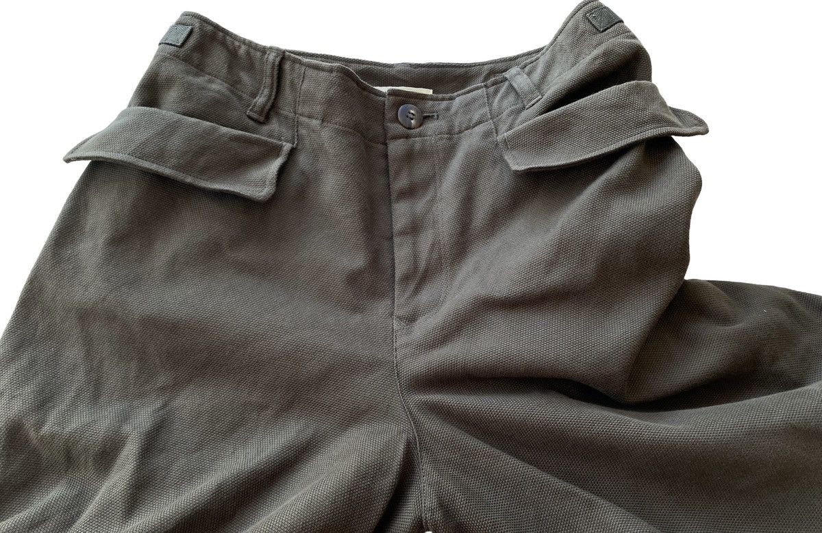 Issey Miyake Vintage 80s Plantation Wide Leg Army Style Pants Size 29" - 9 Thumbnail