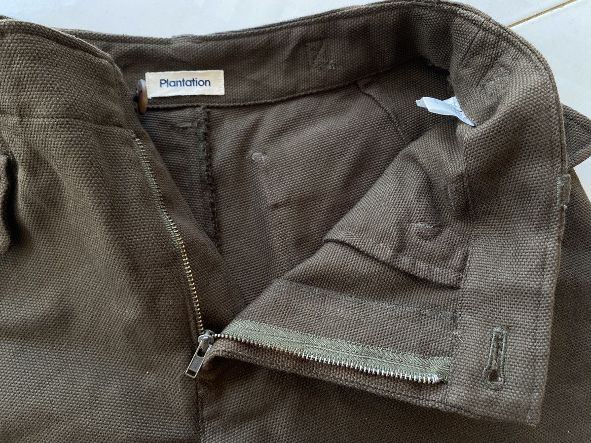 Issey Miyake Vintage 80s Plantation Wide Leg Army Style Pants Size 29" - 6 Thumbnail
