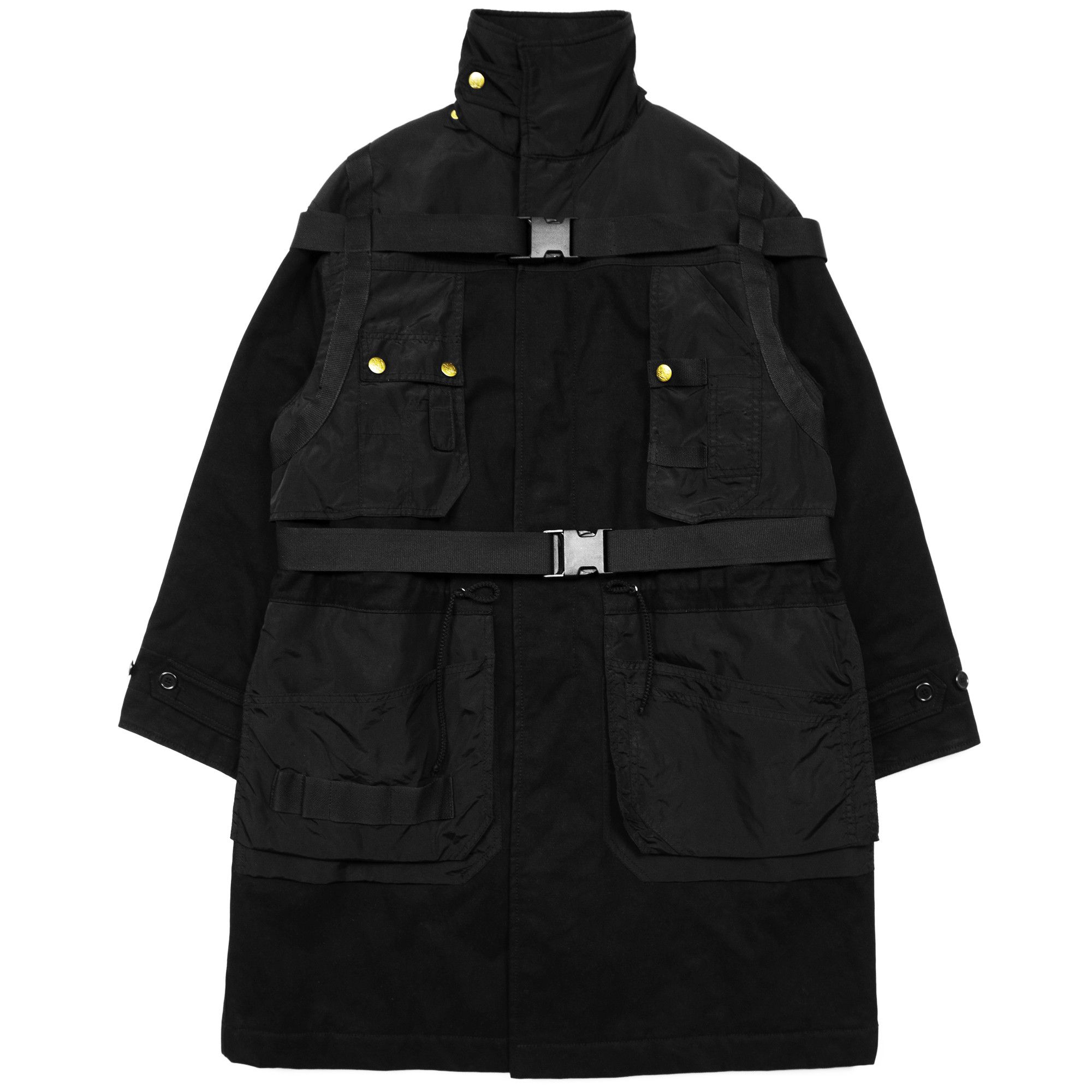 image of Jean Paul Gaultier Aw03 Parachute Coat in Black, Men's (Size Large)