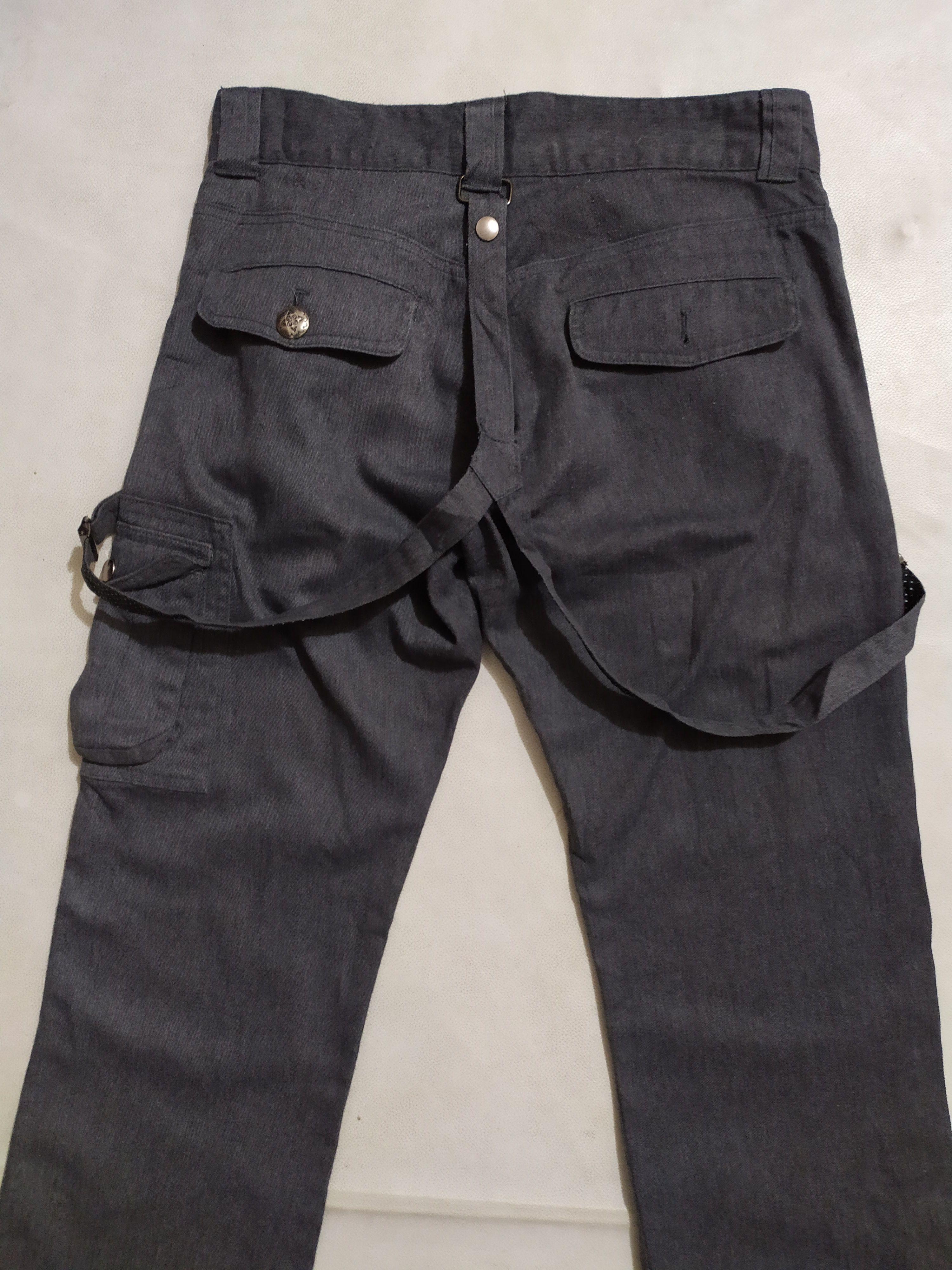 Japanese Brand 🔥Spinash Japan Cargo Multipocket Pants Detachable Suspender Size US 30 / EU 46 - 6 Thumbnail