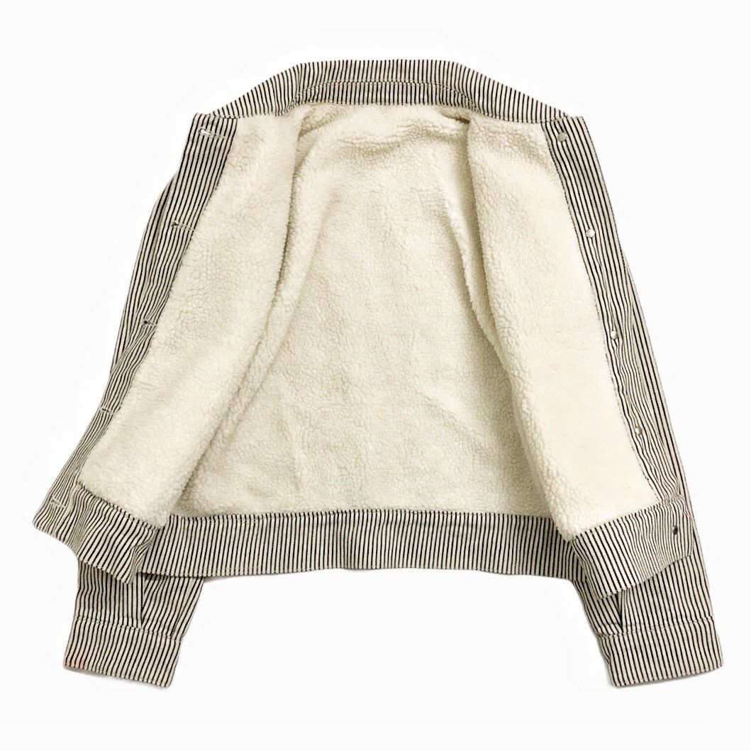 GU × Kim Jones 🔥Collab🔥Kim Jones x GU Sherpa Hickory Trucker Denim Size US S / EU 44-46 / 1 - 5 Thumbnail