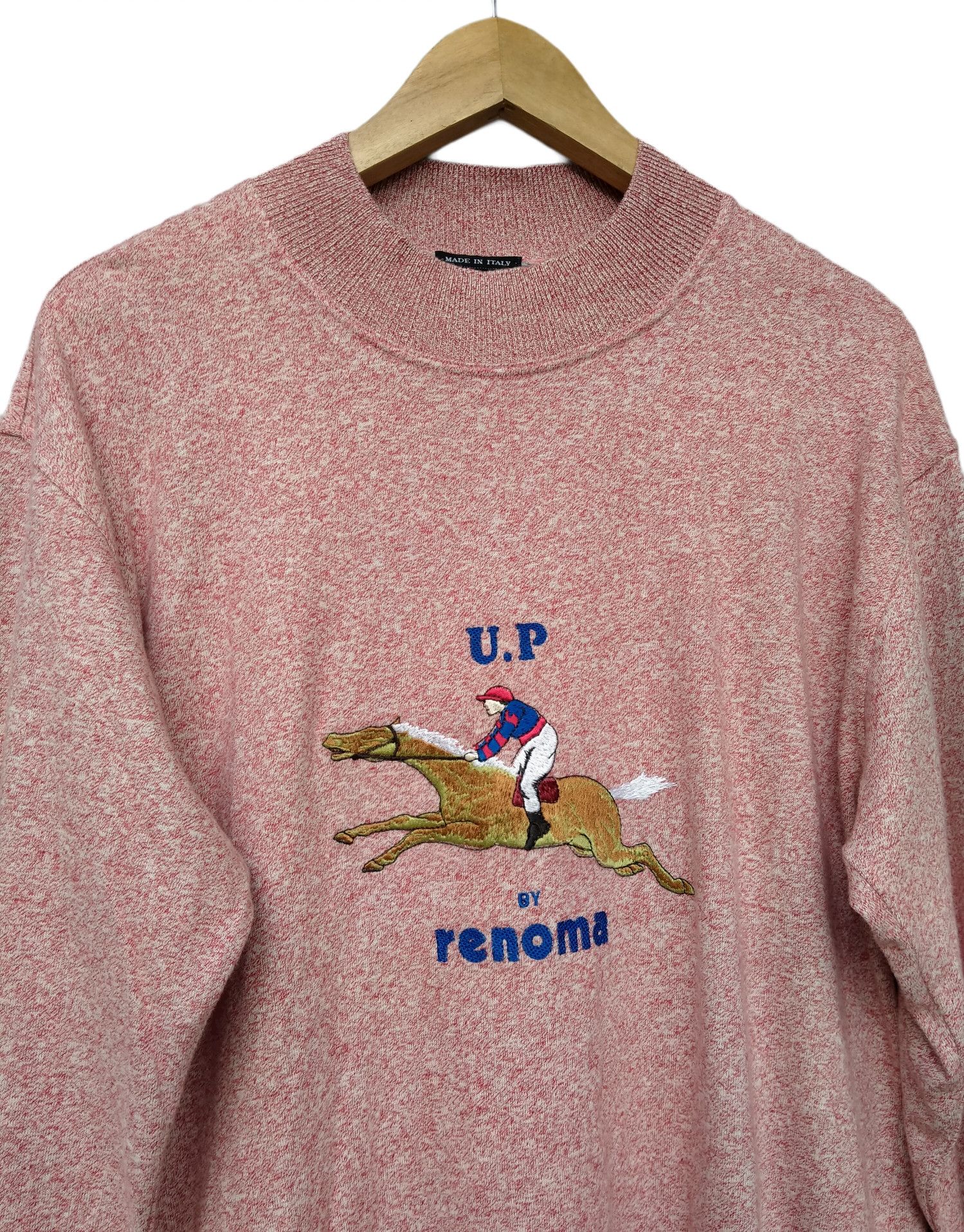 Renoma VINTAGE 90s U.P By RENOMA TURTLENECK MADE IN ITALY Size US L / EU 52-54 / 3 - 3 Thumbnail