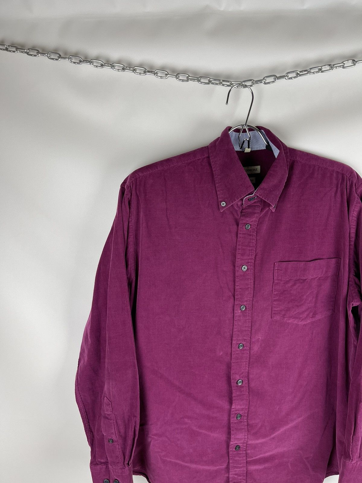 Vintage A.W. Dunmore violet purple corduroy shirt travis Scott styl Size US M / EU 48-50 / 2 - 9 Thumbnail