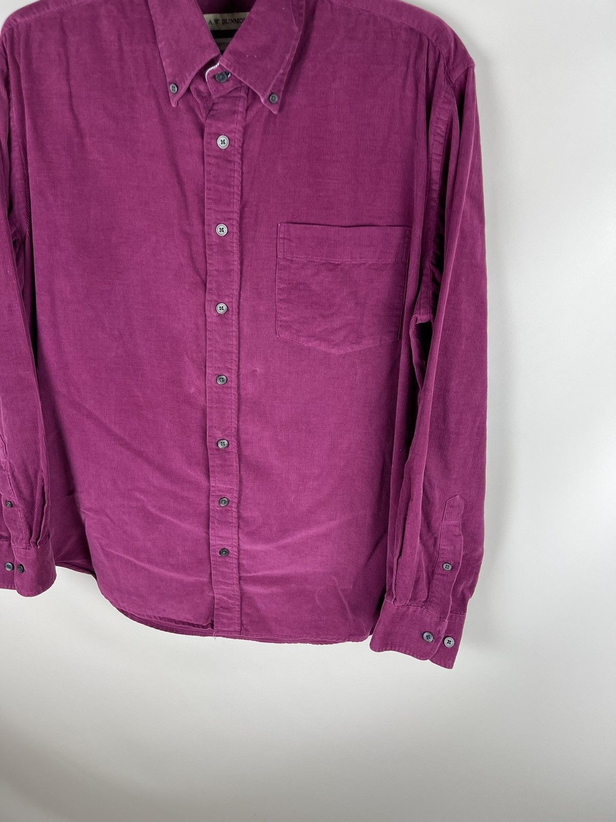 Vintage A.W. Dunmore violet purple corduroy shirt travis Scott styl Size US M / EU 48-50 / 2 - 7 Thumbnail