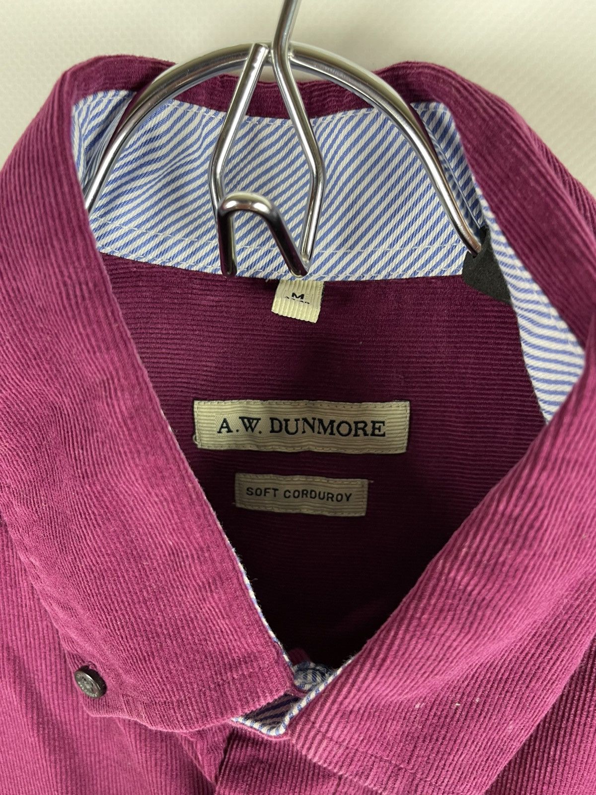 Vintage A.W. Dunmore violet purple corduroy shirt travis Scott styl Size US M / EU 48-50 / 2 - 4 Thumbnail