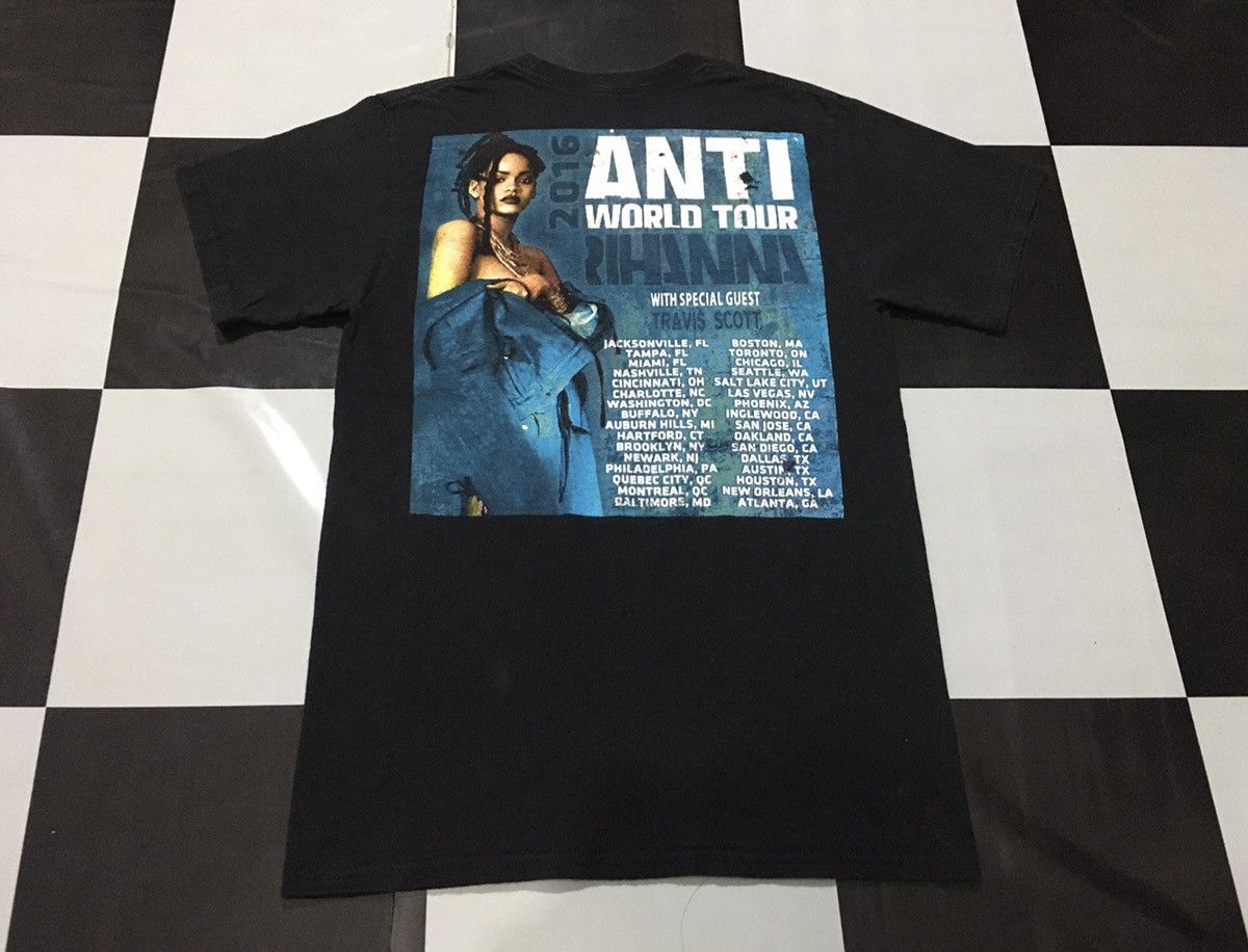 Travis Scott Rihanna Shirt Anti Tour 2016 Travis Scott Size US S / EU 44-46 / 1 - 4 Thumbnail
