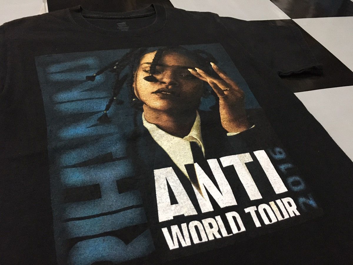 Travis Scott Rihanna Shirt Anti Tour 2016 Travis Scott Size US S / EU 44-46 / 1 - 1 Thumbnail