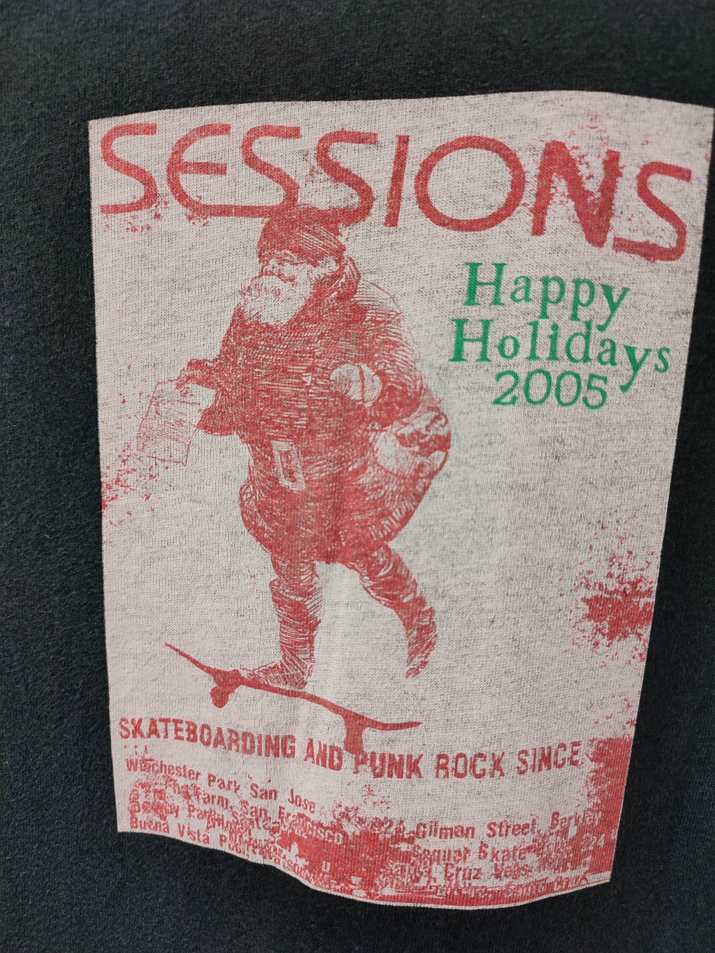 Powell Peralta × Santa Cruz Skateboards × Sessions Vintage Sessions Skateboard 2005 Tshirt Size US L / EU 52-54 / 3 - 1 Thumbnail