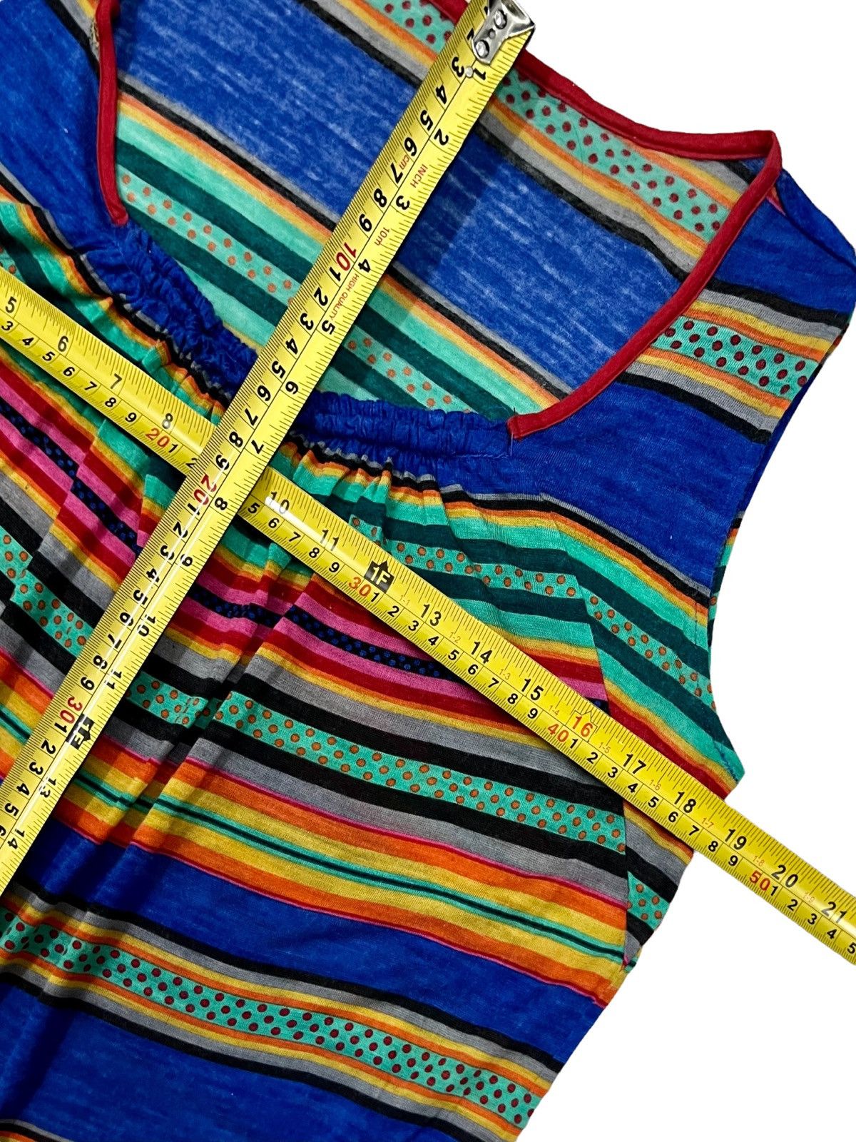 Designer × Issey Miyake × Japanese Brand VINTAGE SUNAOKUWAHARA DRESS MULTICOLOUR by ISSEY MIYAKE Size M / US 6-8 / IT 42-44 - 13 Thumbnail