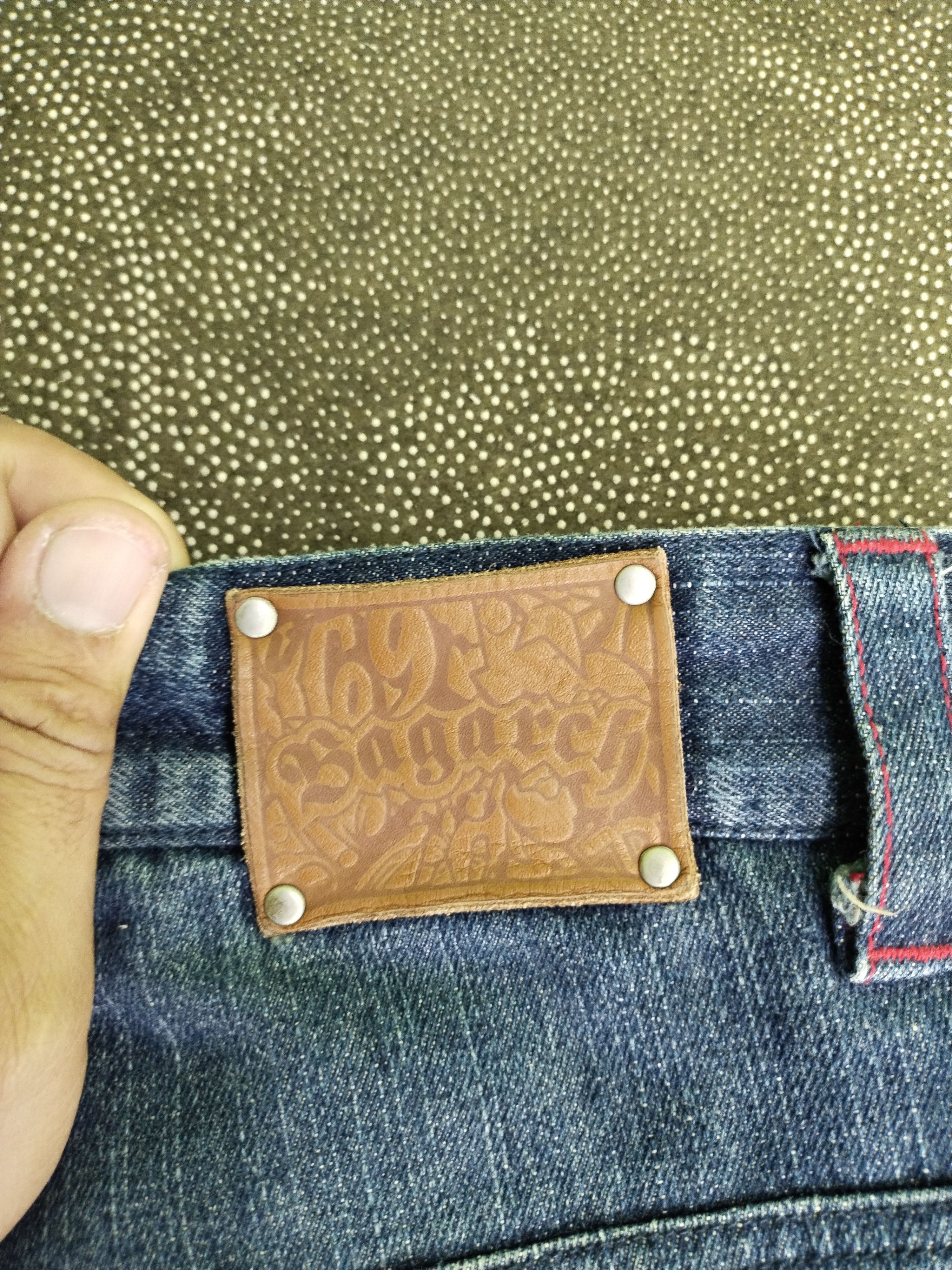 Japanese Brand VINTAGE BAGARCH EMBROIDERY POCKET JEANS Size US 35 - 9 Thumbnail
