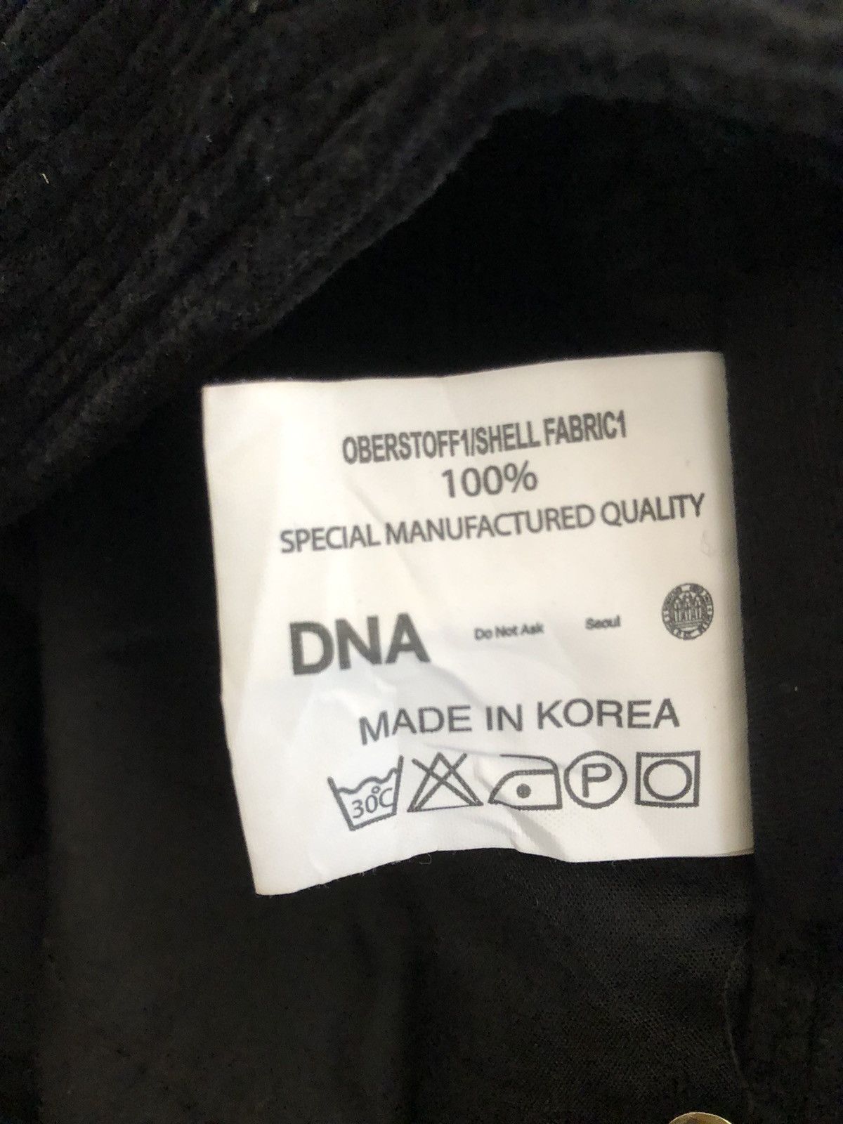 DNA DNA Black Wide Corduroy Pant Baggy Size US 34 / EU 50 - 17 Thumbnail
