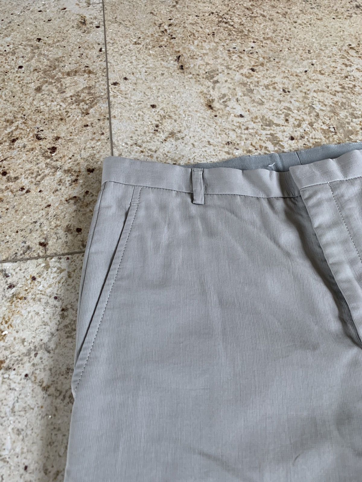 Lanvin Zipped Jogging Pants in Weaved Cotton in Mastic Size US 30 / EU 46 - 6 Thumbnail