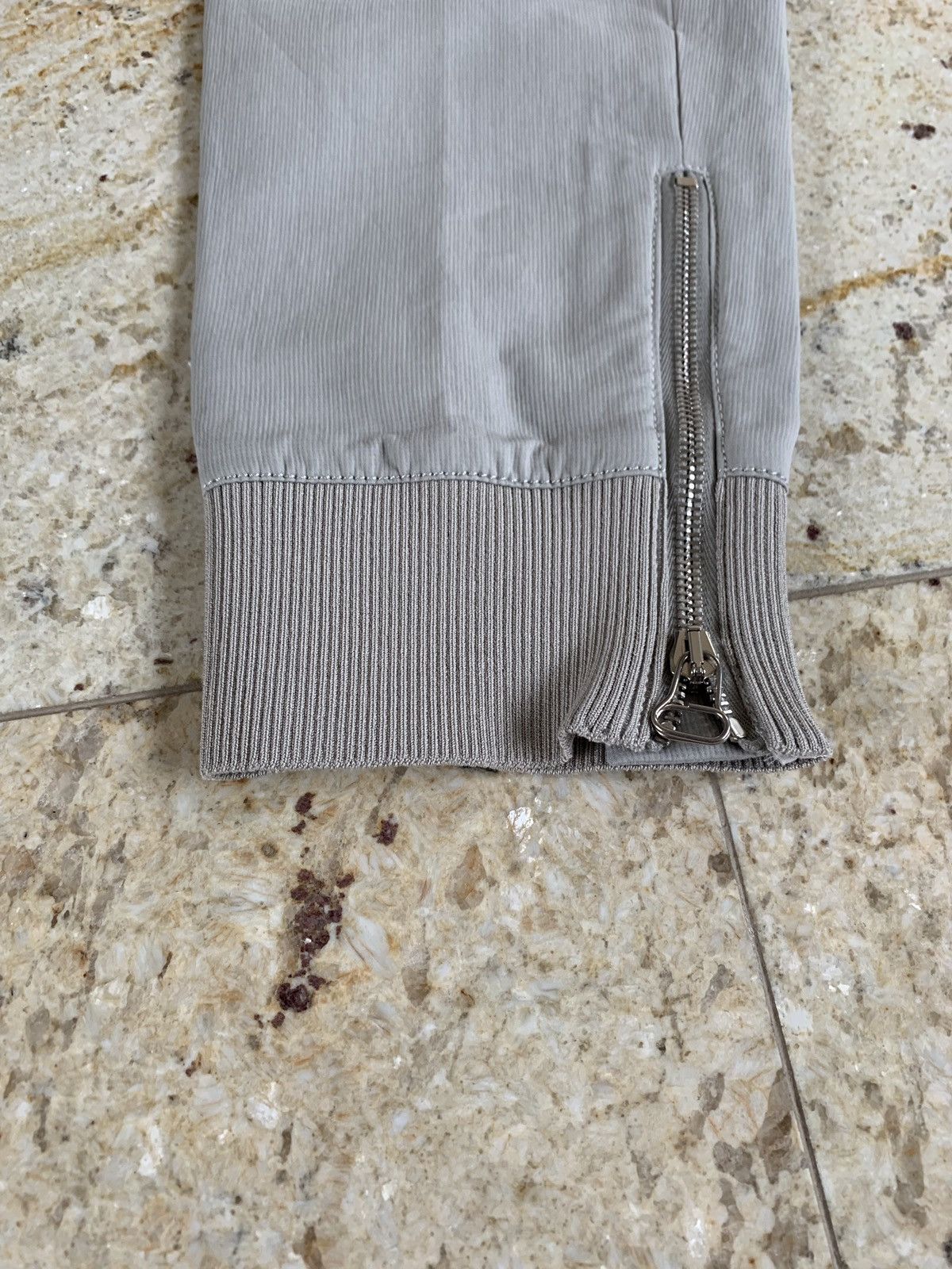 Lanvin Zipped Jogging Pants in Weaved Cotton in Mastic Size US 30 / EU 46 - 3 Thumbnail