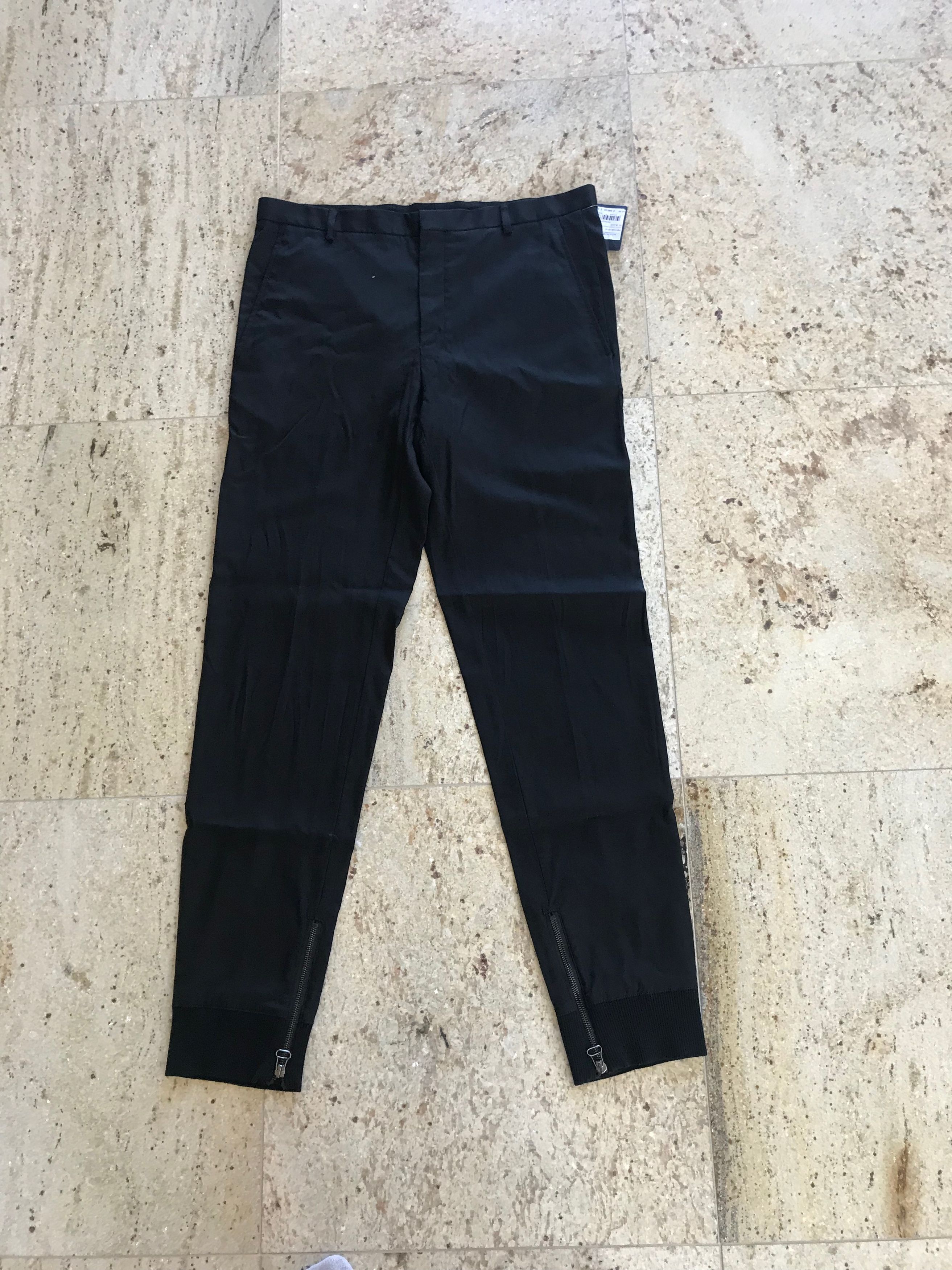 Lanvin 28 & 32 / Contrast Cuffed Hem Trousers in Fluid Twill Size US 28 / EU 44 - 3 Thumbnail