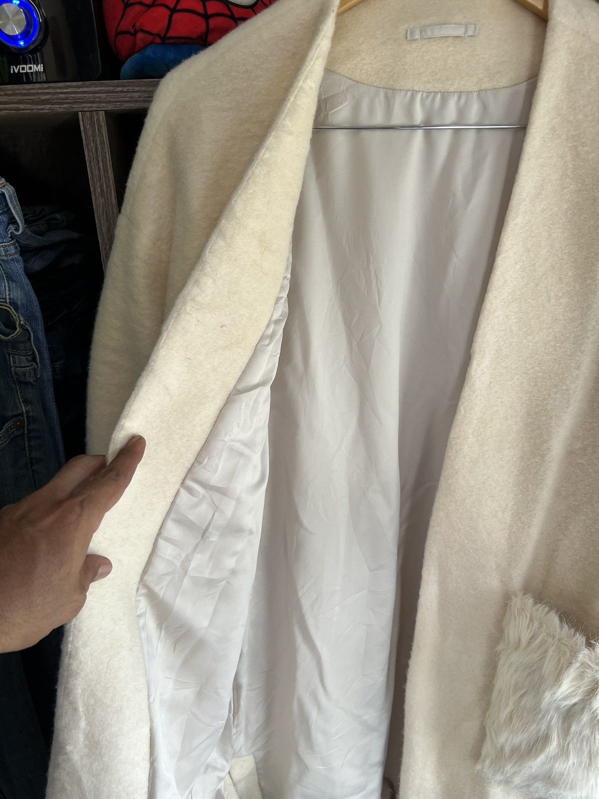 GU 🔥Rare Gu Mohair Cashmere Buttonless Coats Size XL / US 12-14 / IT 48-50 - 11 Thumbnail