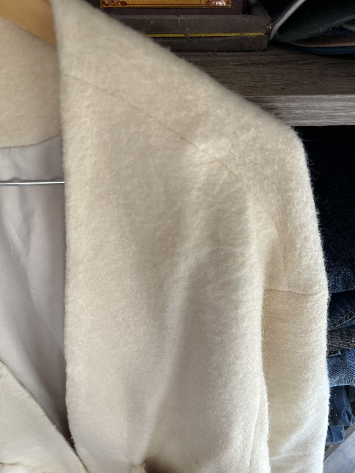 GU 🔥Rare Gu Mohair Cashmere Buttonless Coats Size XL / US 12-14 / IT 48-50 - 6 Thumbnail