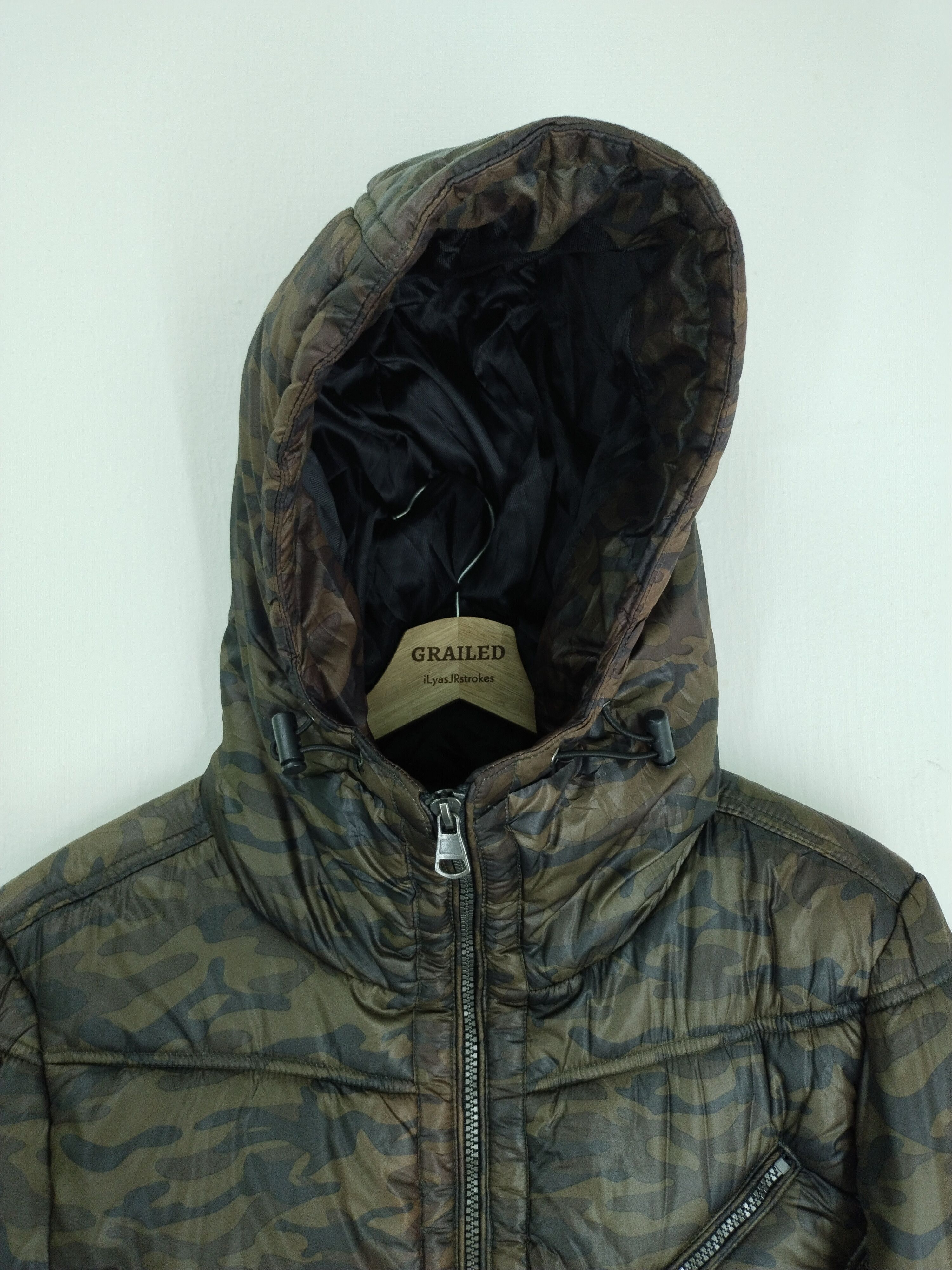 In The Attic CAMO IN THE ATTIC PUFFER HOODIE JACKET Size US M / EU 48-50 / 2 - 4 Thumbnail