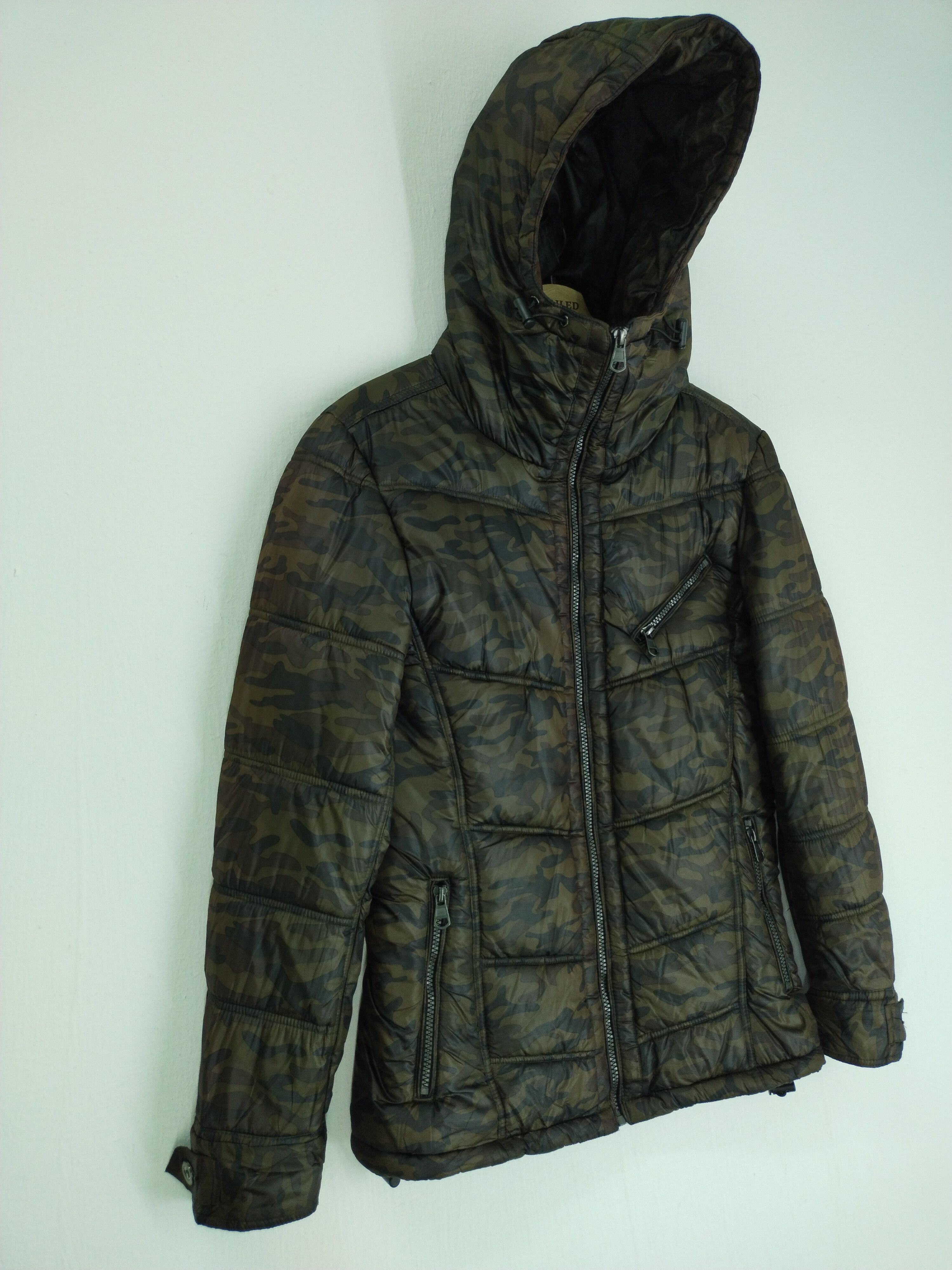 In The Attic CAMO IN THE ATTIC PUFFER HOODIE JACKET Size US M / EU 48-50 / 2 - 3 Thumbnail