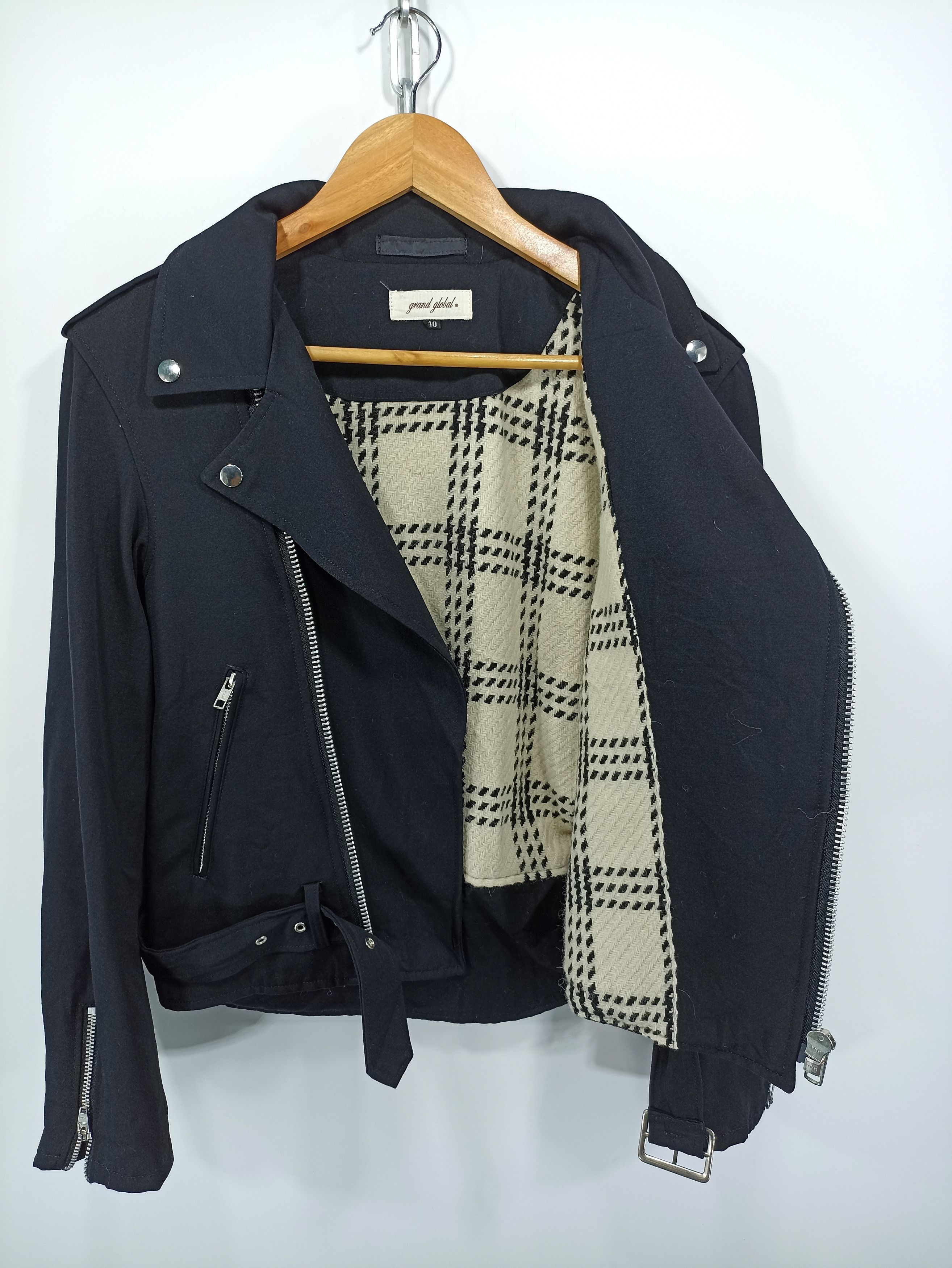 Japanese Brand 🚨Grand Global Bike Jacket Style Made in japan Size US XS / EU 42 / 0 - 5 Thumbnail