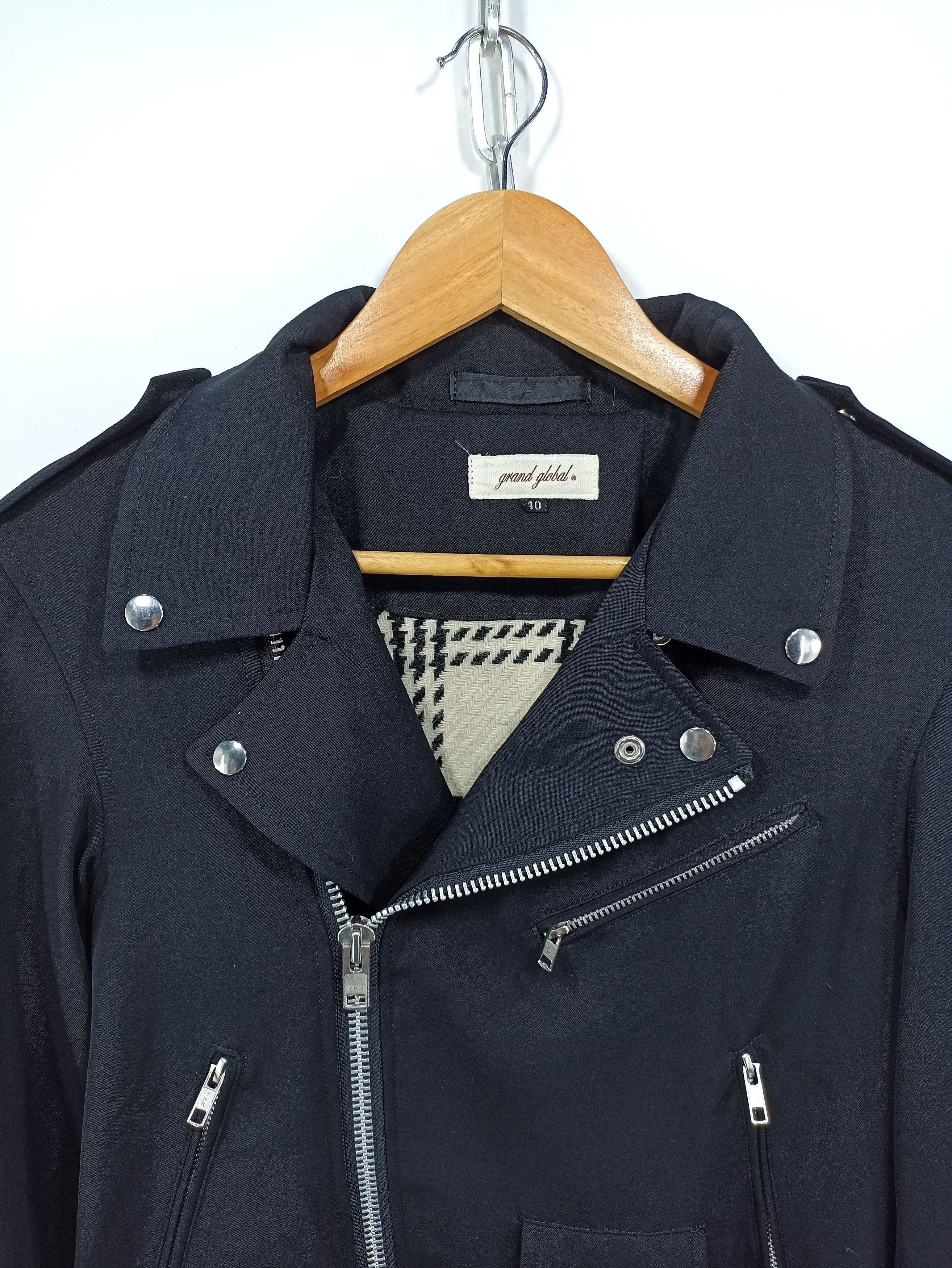 Japanese Brand 🚨Grand Global Bike Jacket Style Made in japan Size US XS / EU 42 / 0 - 4 Thumbnail