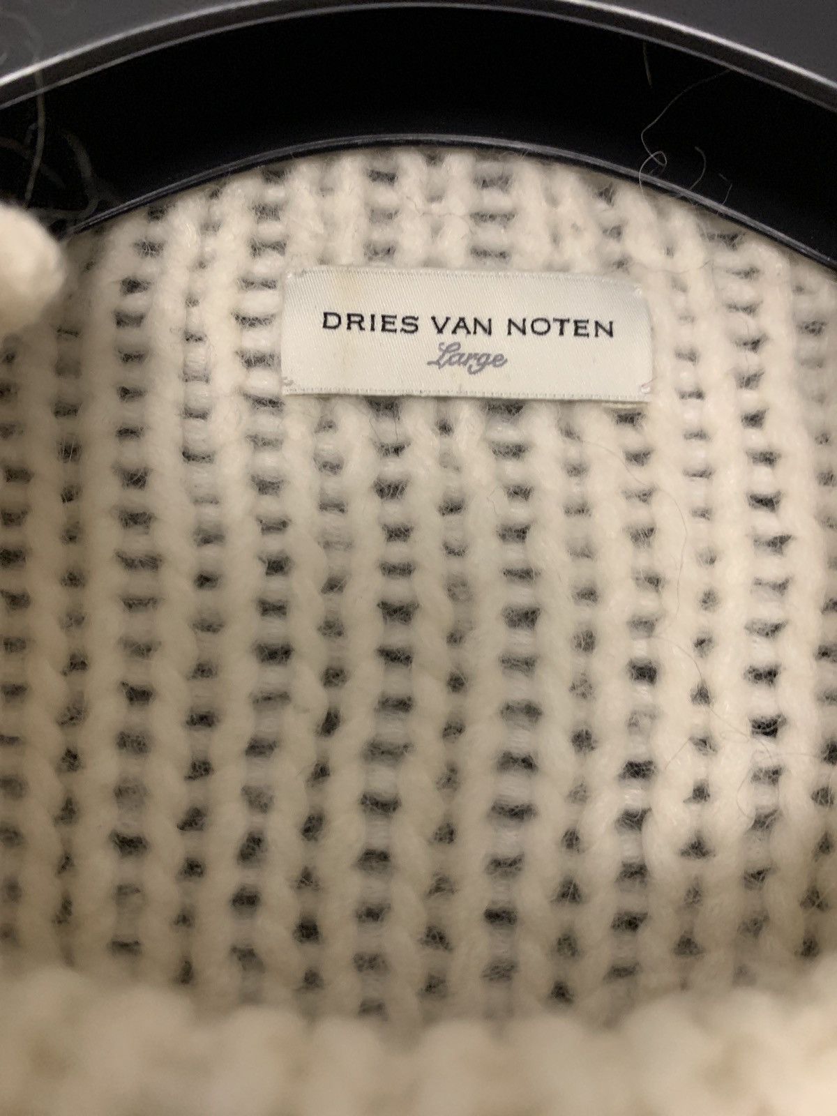 Dries Van Noten White boxy pullover Size US L / EU 52-54 / 3 - 6 Thumbnail
