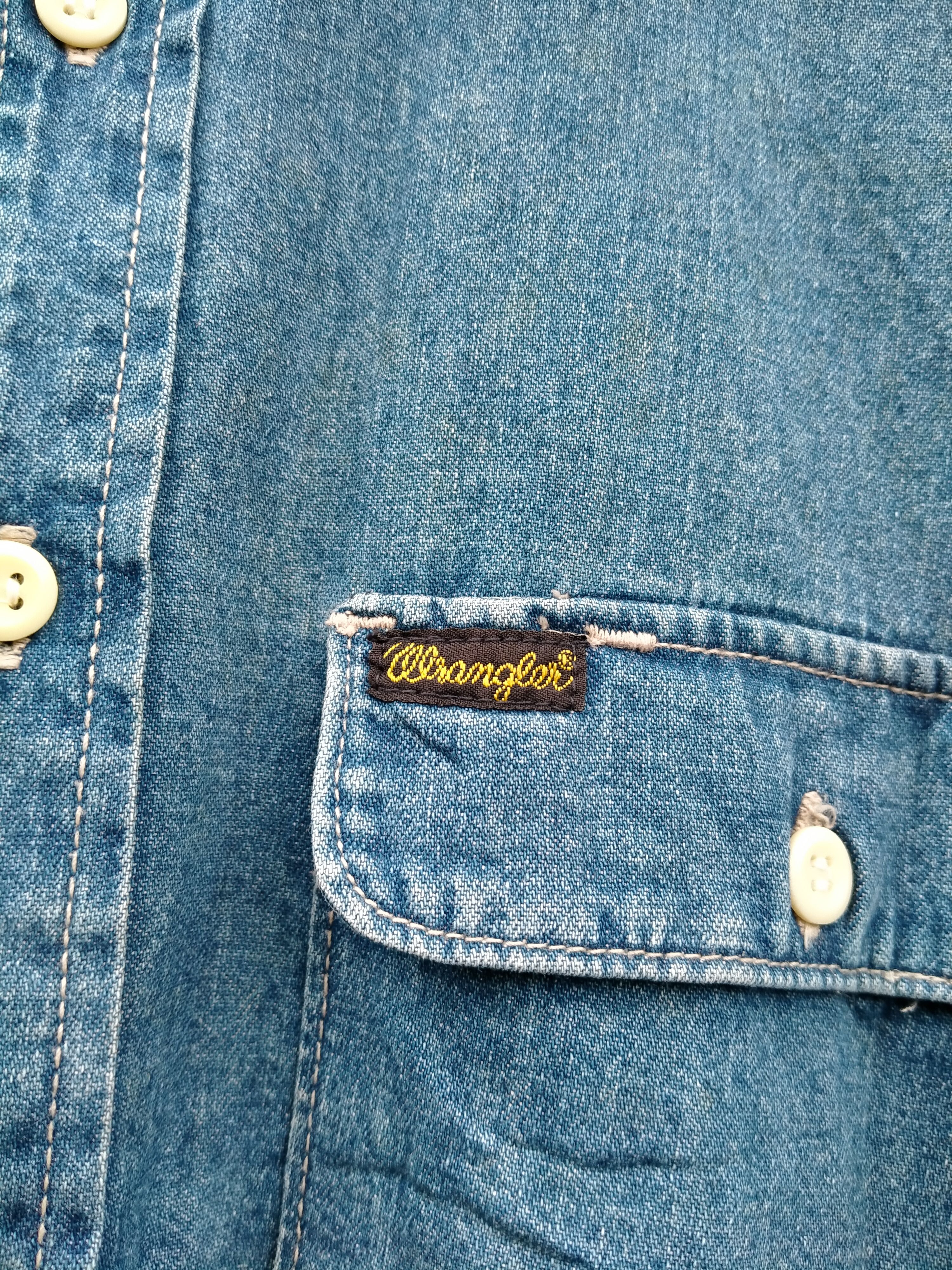 Wrangler Vintage 80s Wrangler Double Pocket Western Shirt Size US L / EU 52-54 / 3 - 6 Thumbnail