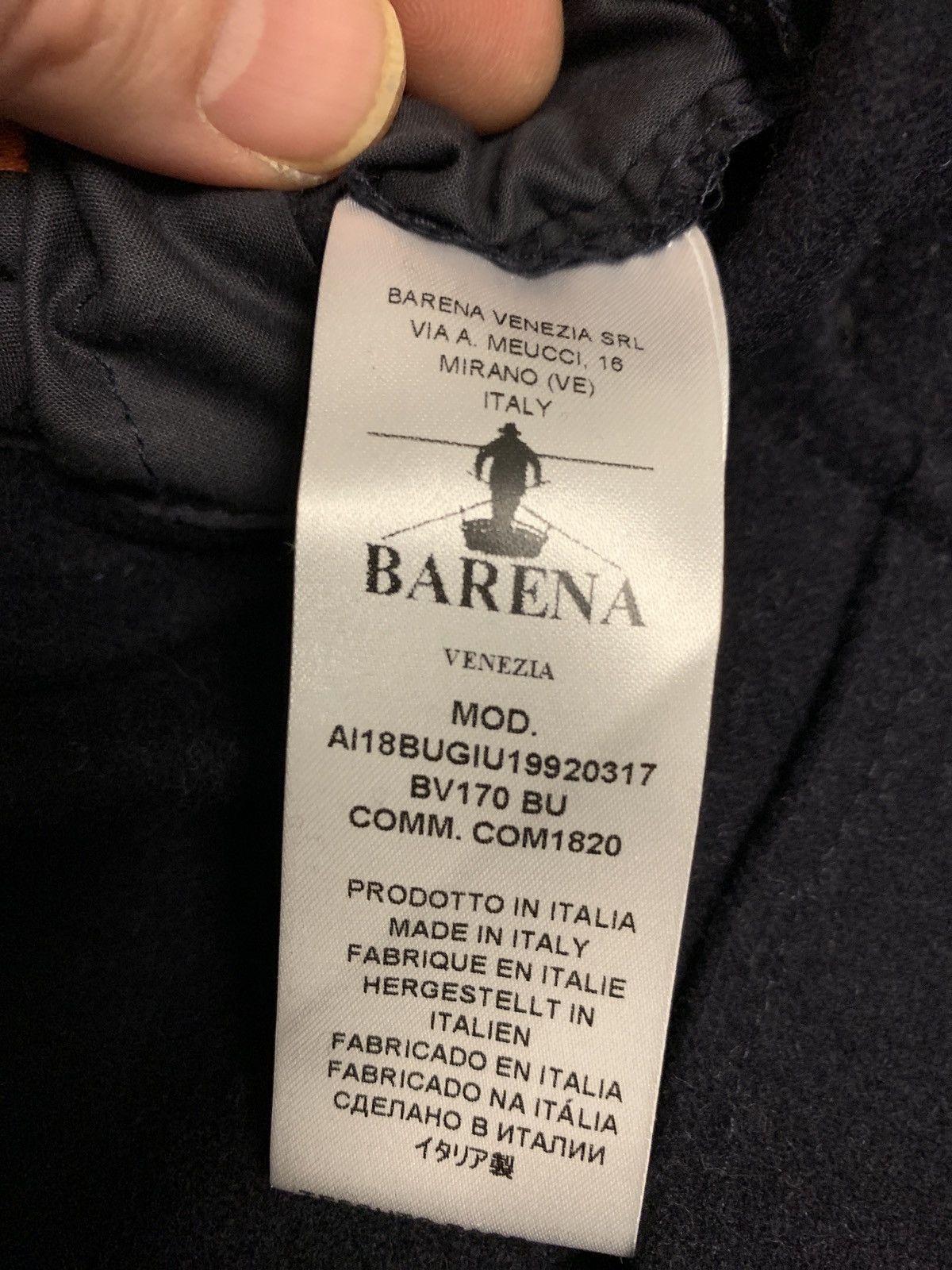 Barena Soft navy blazer Size 42R - 9 Thumbnail