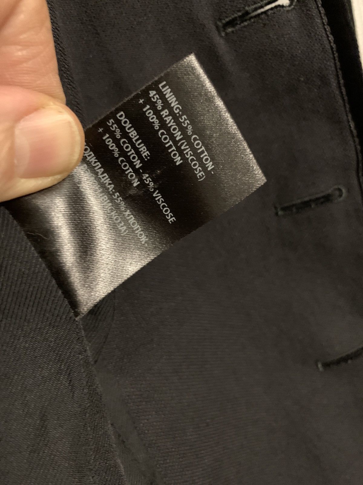 Ann Demeulemeester Black jacket with velvet ribbon Size 40R - 8 Thumbnail