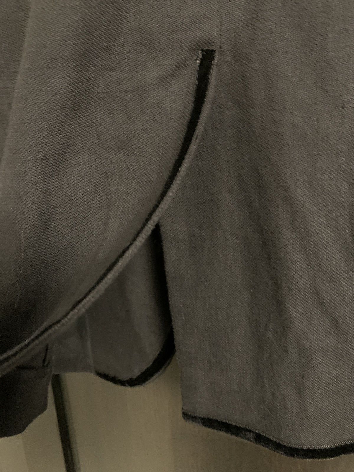 Ann Demeulemeester Black jacket with velvet ribbon Size 40R - 10 Thumbnail