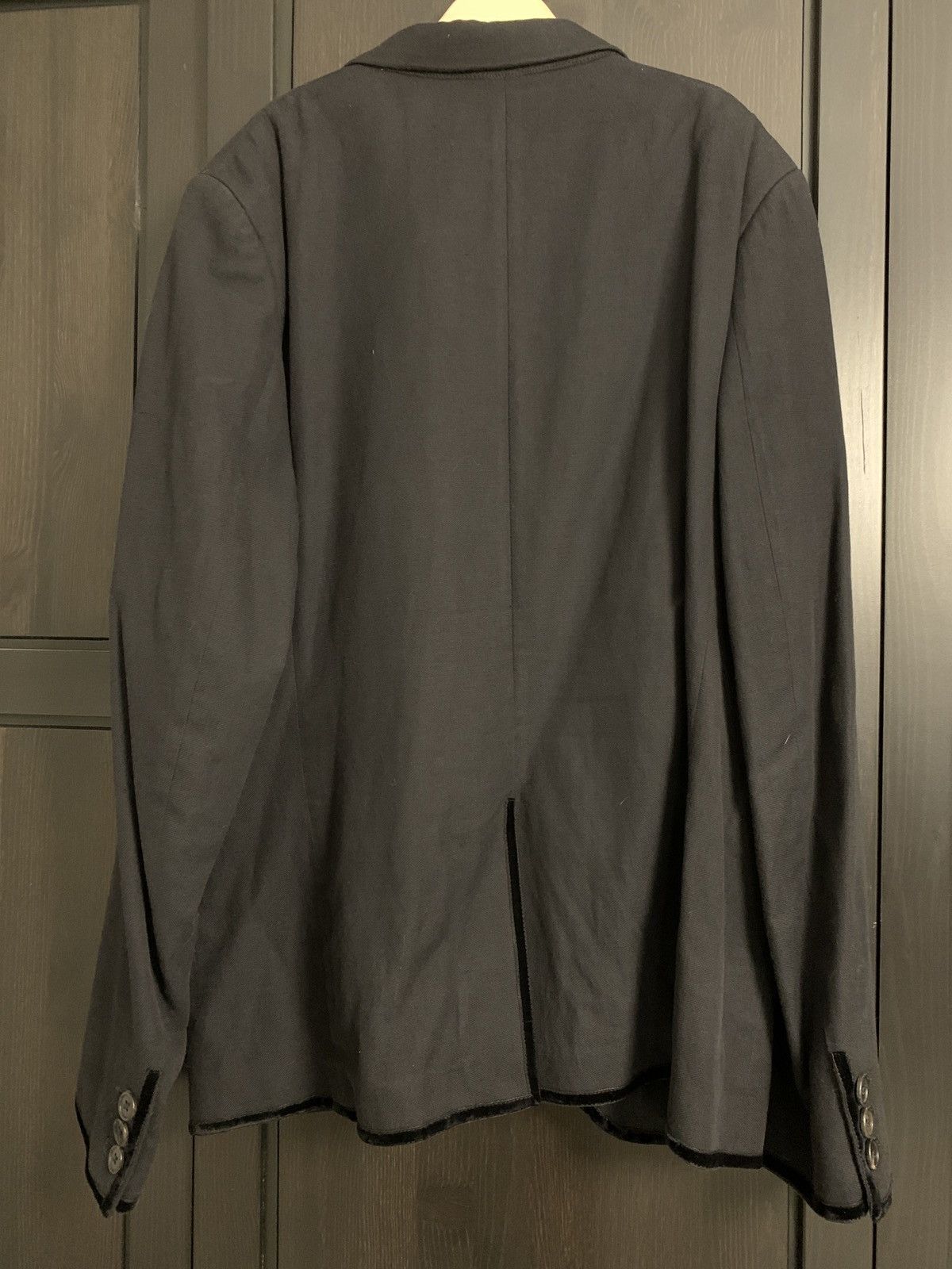 Ann Demeulemeester Black jacket with velvet ribbon Size 40R - 9 Thumbnail