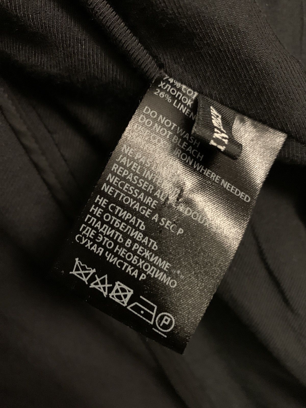 Ann Demeulemeester Black jacket with velvet ribbon Size 40R - 7 Thumbnail