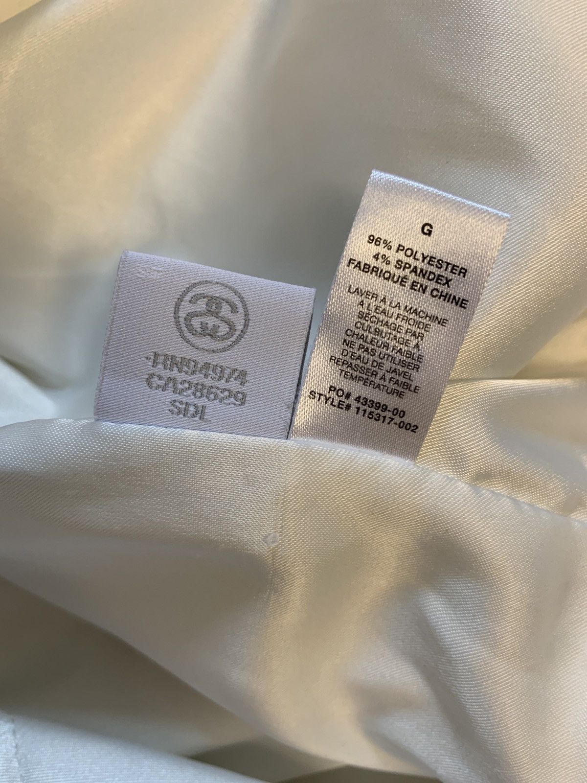 Stussy White bomber with embroidery Size US L / EU 52-54 / 3 - 8 Thumbnail