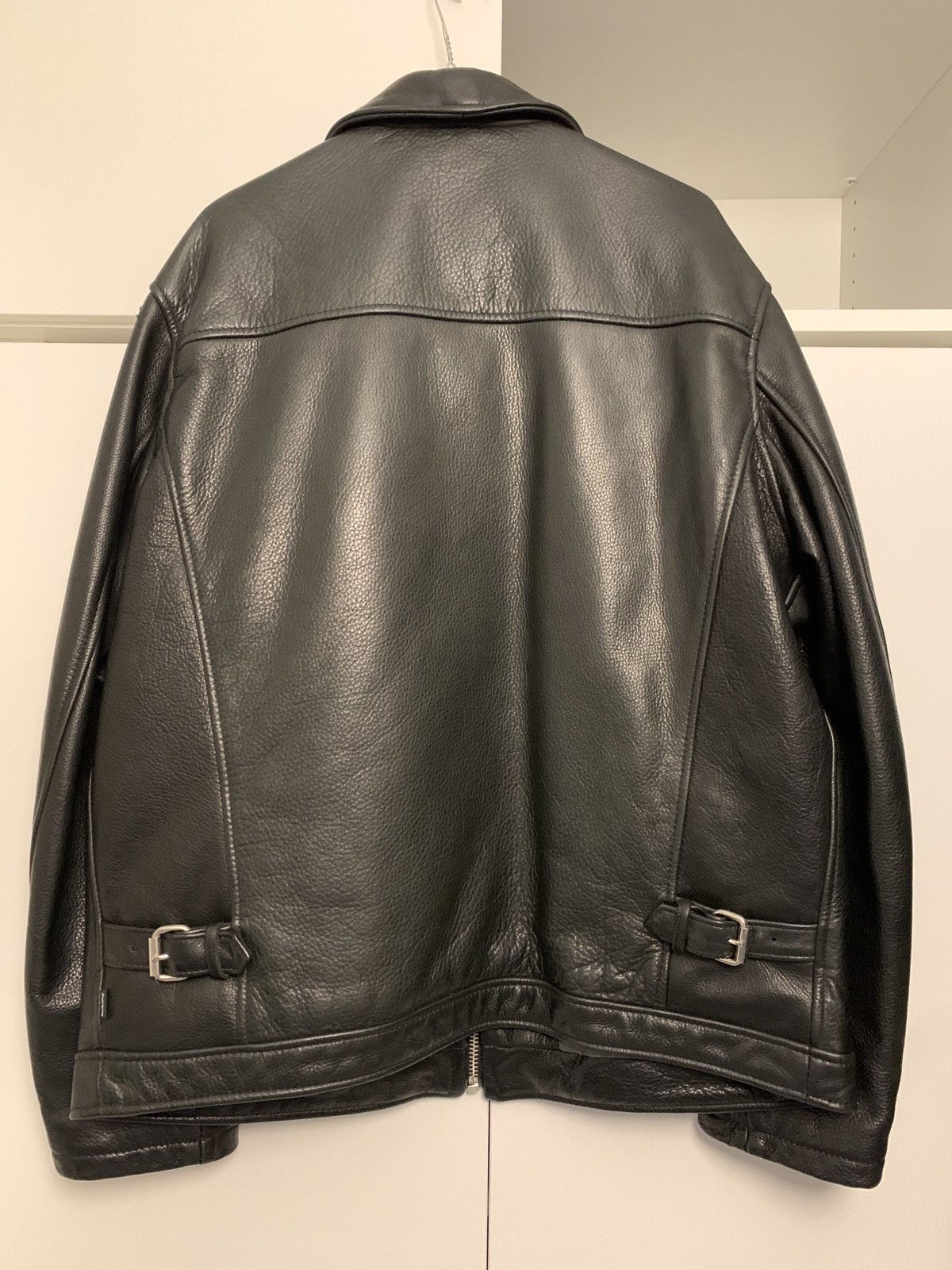 Supreme Leather jacket SCHOTT x SUPREME with brooch Size US XL / EU 56 / 4 - 8 Thumbnail