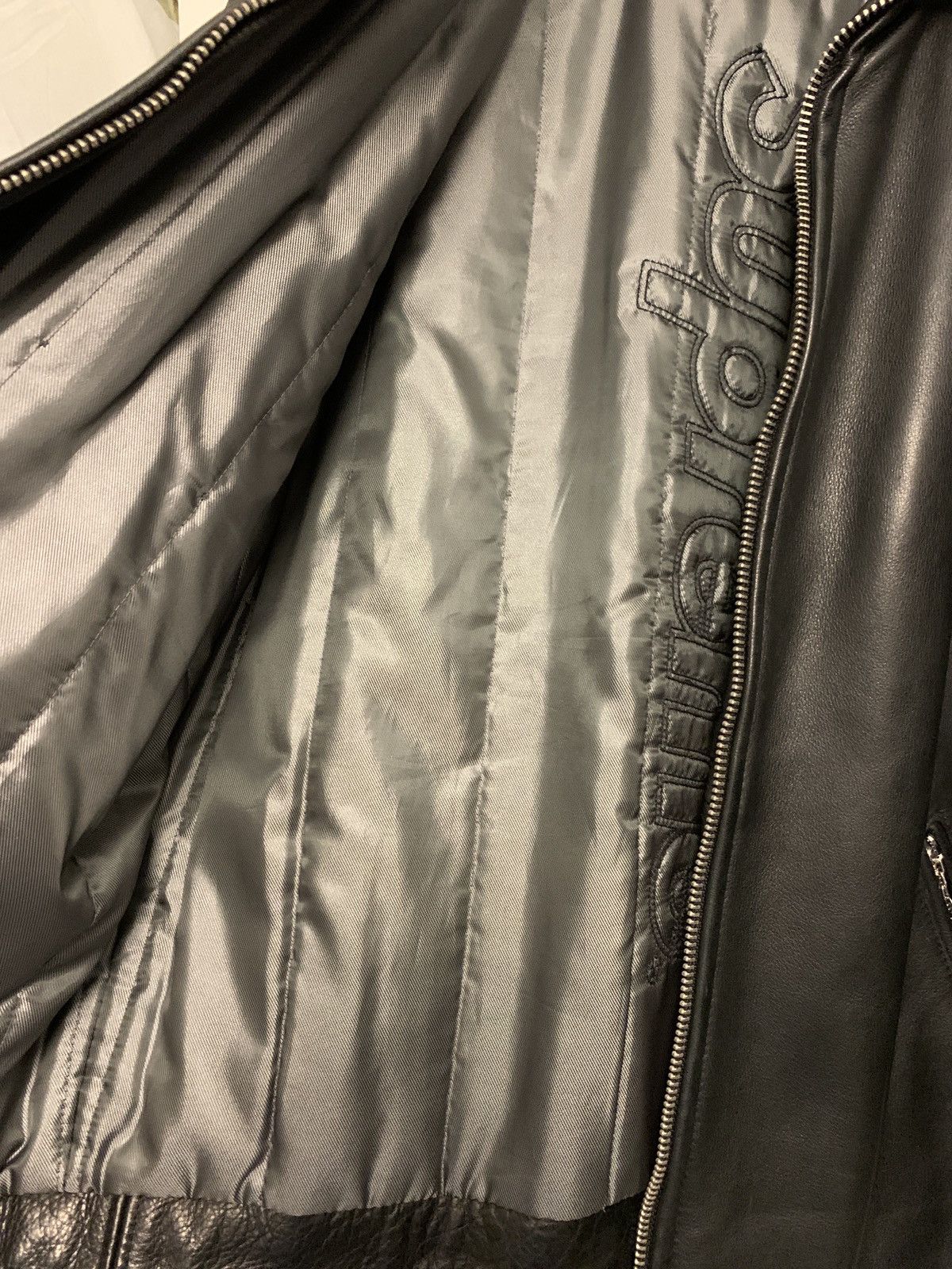 Supreme Leather jacket SCHOTT x SUPREME with brooch Size US XL / EU 56 / 4 - 11 Thumbnail