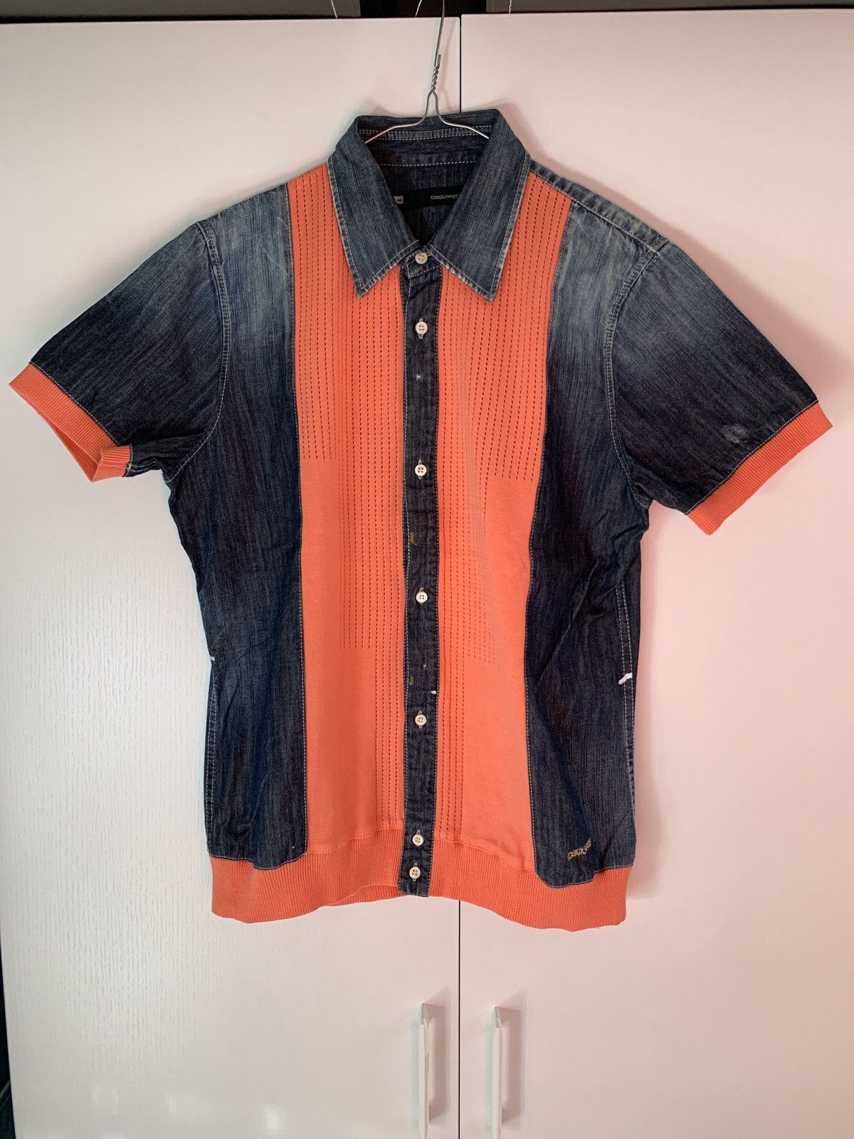 Dsquared2 Bowling denim knit shirt Size US M / EU 48-50 / 2 - 1 Thumbnail