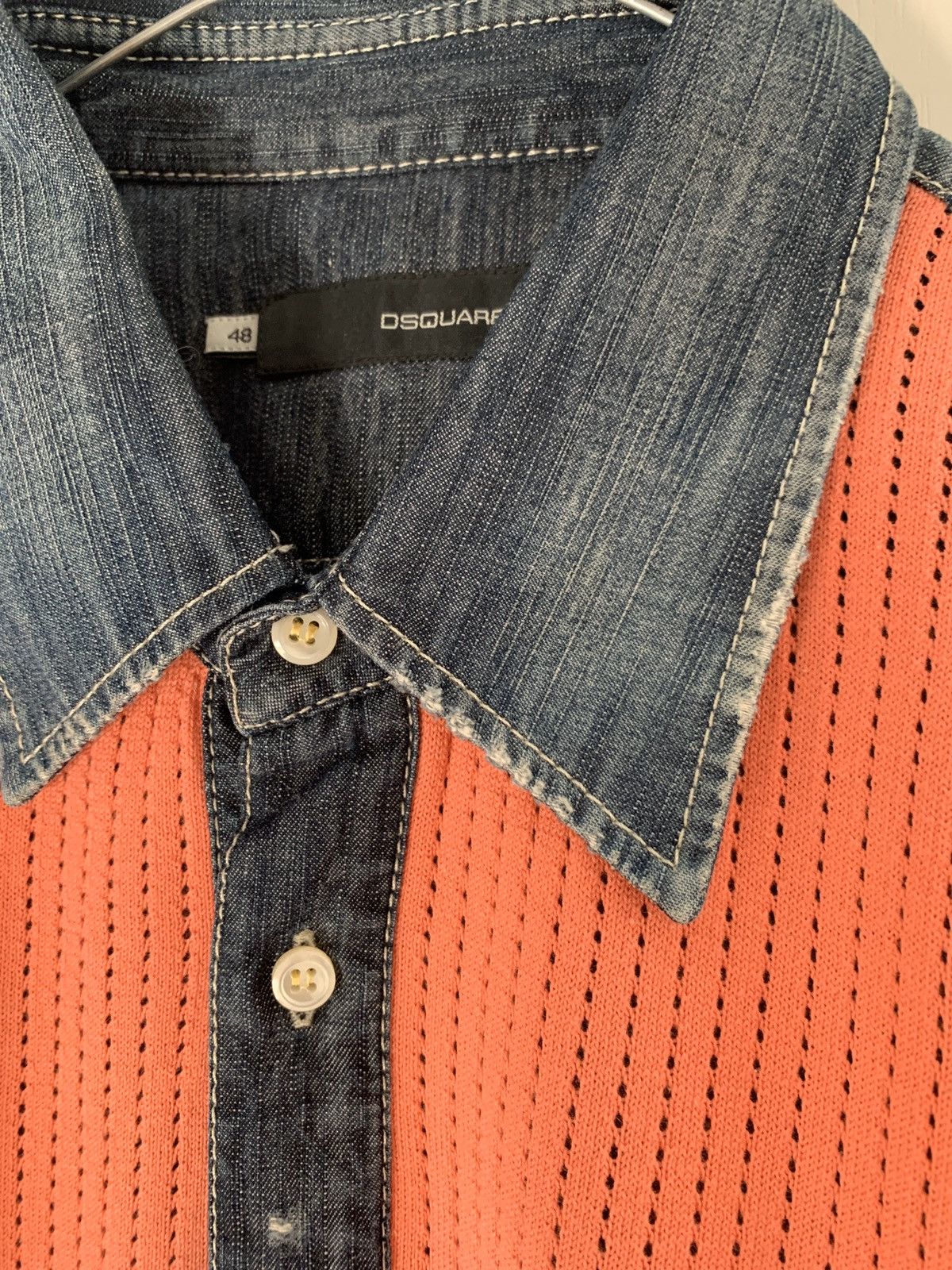 Dsquared2 Bowling denim knit shirt Size US M / EU 48-50 / 2 - 4 Thumbnail