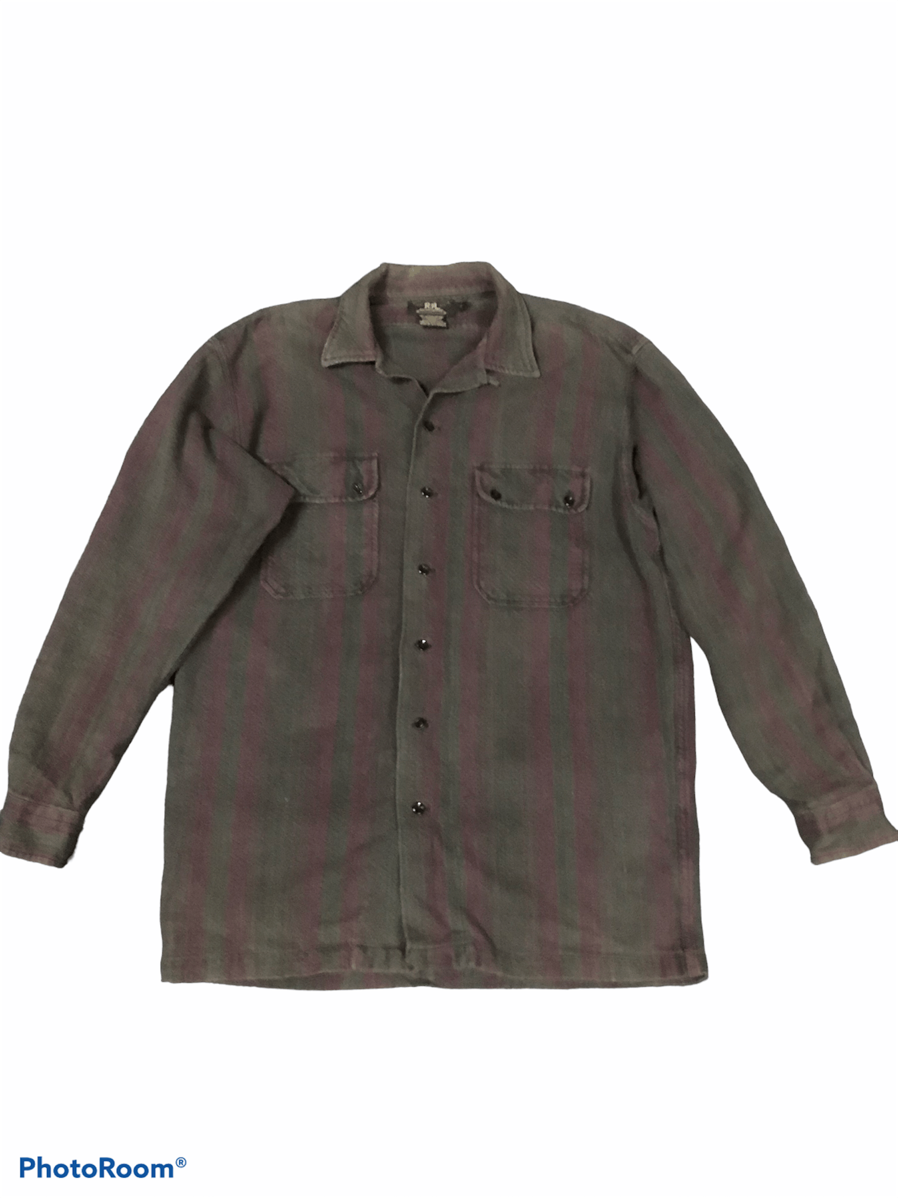 Polo Ralph Lauren Polo RRL Ralph Lauren Long Sleeve Chambray Button Ups Shirt Size US L / EU 52-54 / 3 - 5 Thumbnail