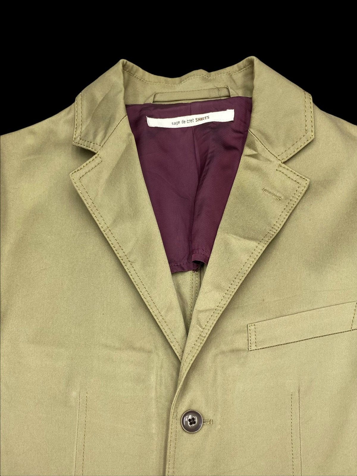 Designer × Sage De Cret SAGE DE CRET SHIRTS DOUBLE LINING JACKET COATS RARE COLOURS Size US M / EU 48-50 / 2 - 3 Thumbnail