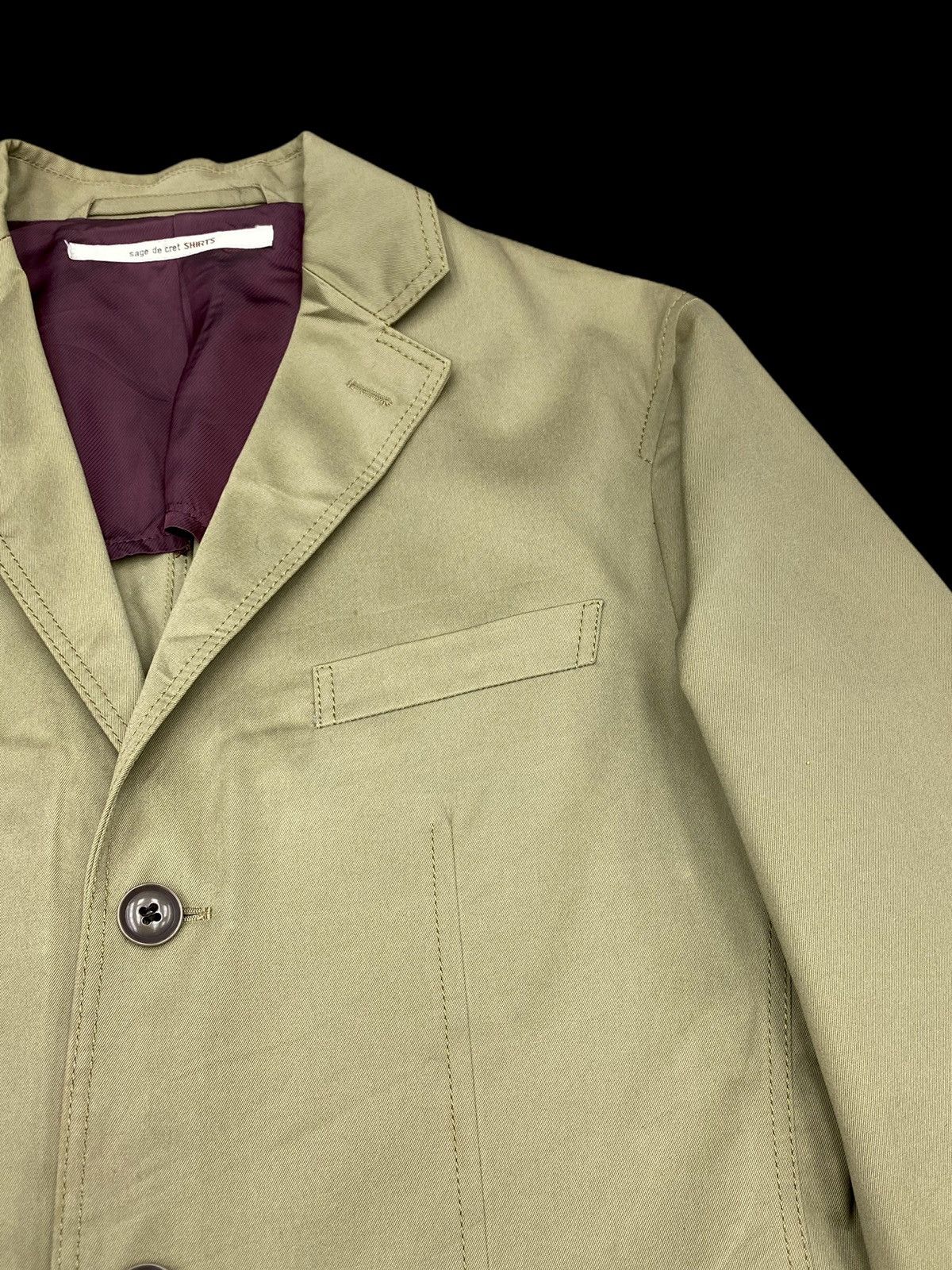 Designer × Sage De Cret SAGE DE CRET SHIRTS DOUBLE LINING JACKET COATS RARE COLOURS Size US M / EU 48-50 / 2 - 4 Thumbnail