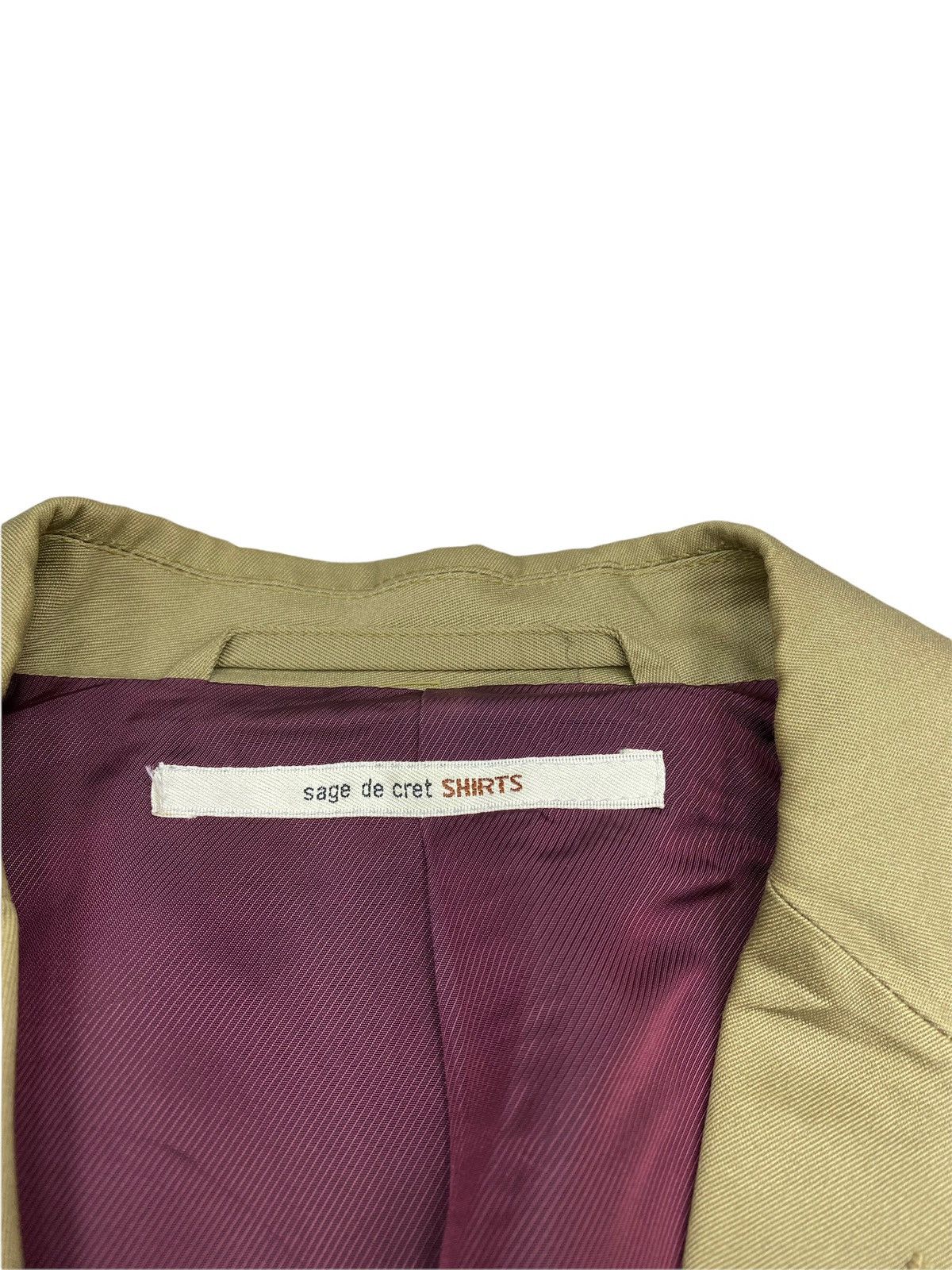 Designer × Sage De Cret SAGE DE CRET SHIRTS DOUBLE LINING JACKET COATS RARE COLOURS Size US M / EU 48-50 / 2 - 15 Thumbnail